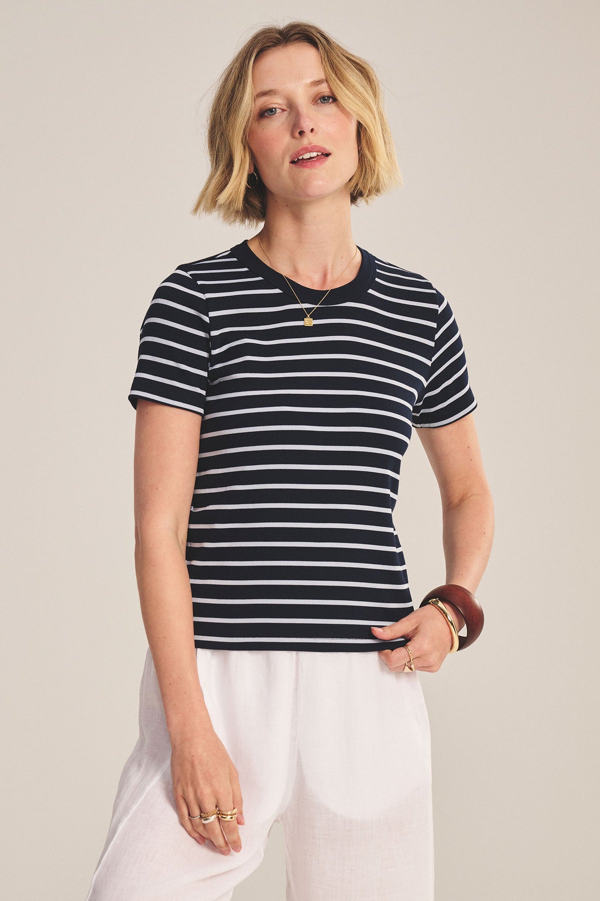 BRENDA T-SHIRT IN MIDNIGHT