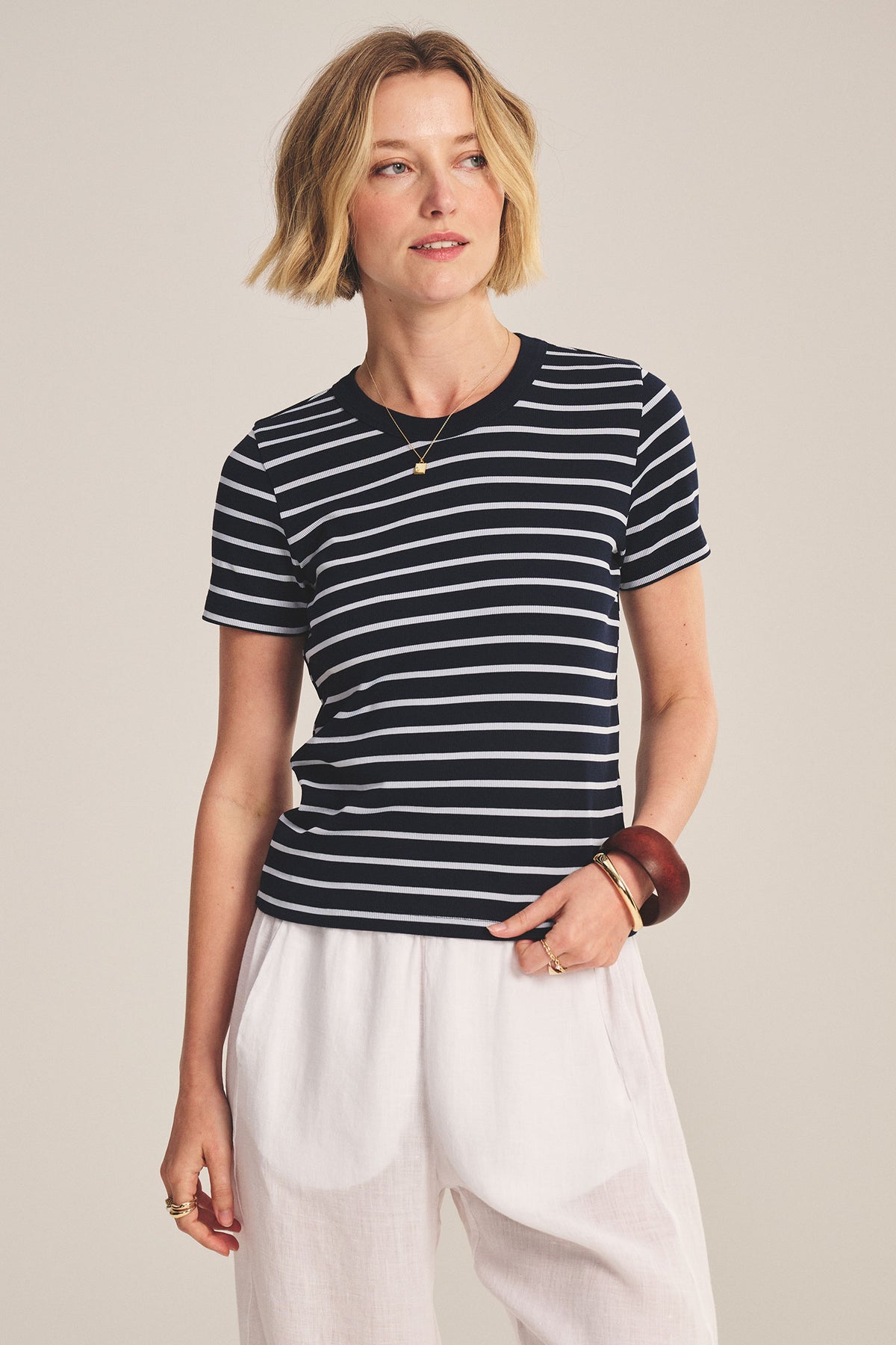 BRENDA T-SHIRT IN MIDNIGHT