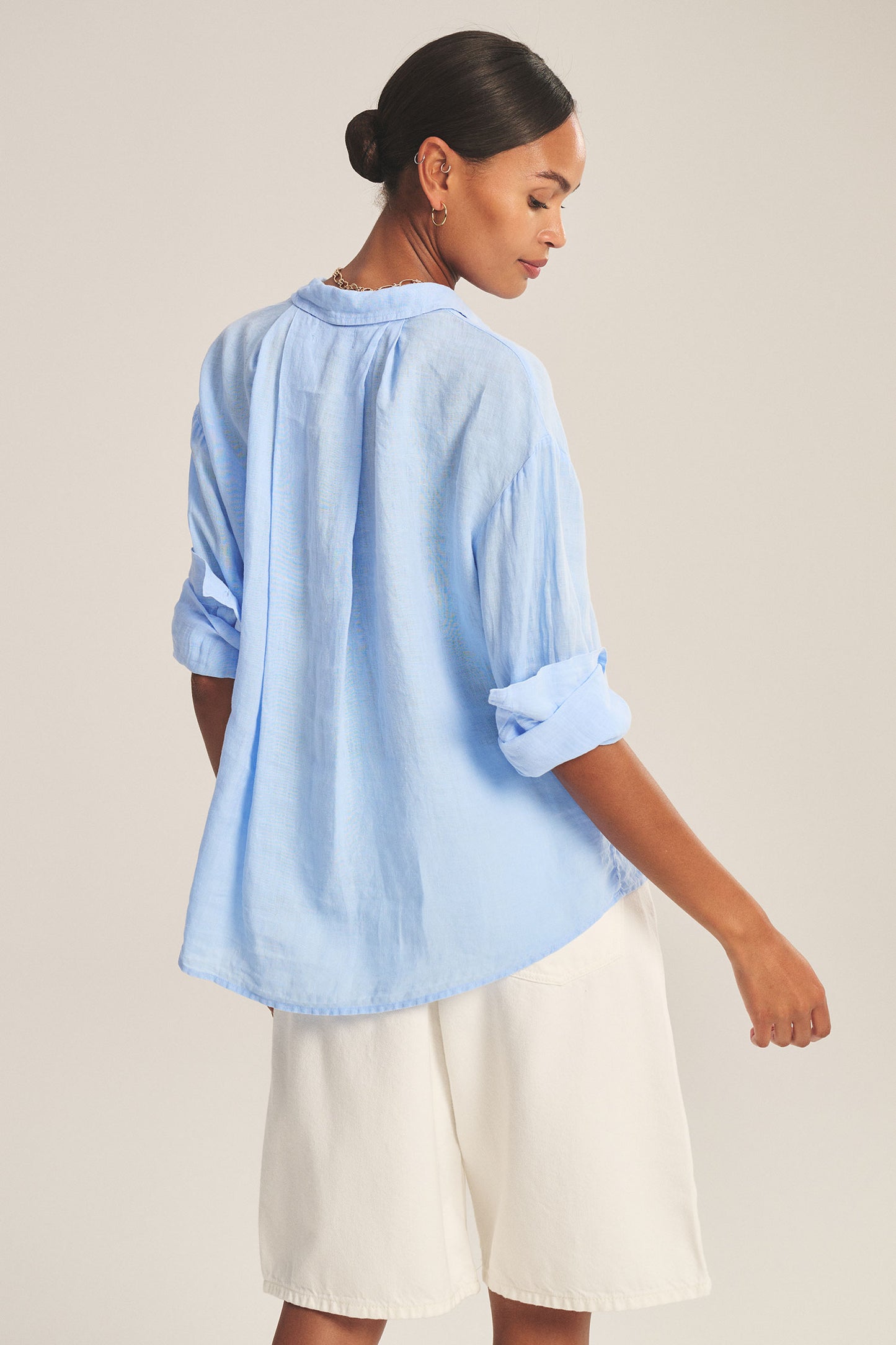 BRIGHTON LINEN SHIRT IN SAILBOAT