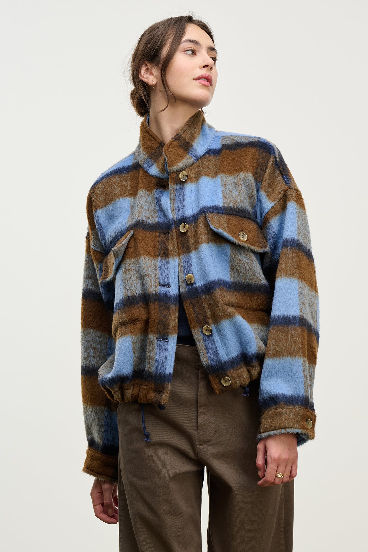 AUBREY JACKET IN PLAID