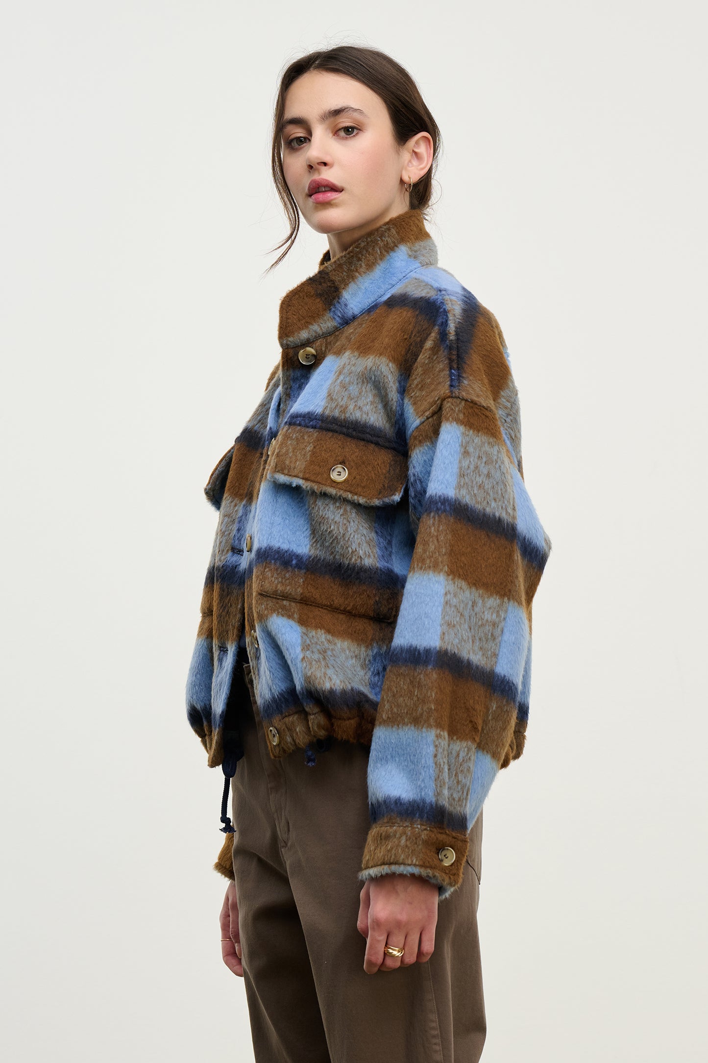 AUBREY JACKET IN PLAID