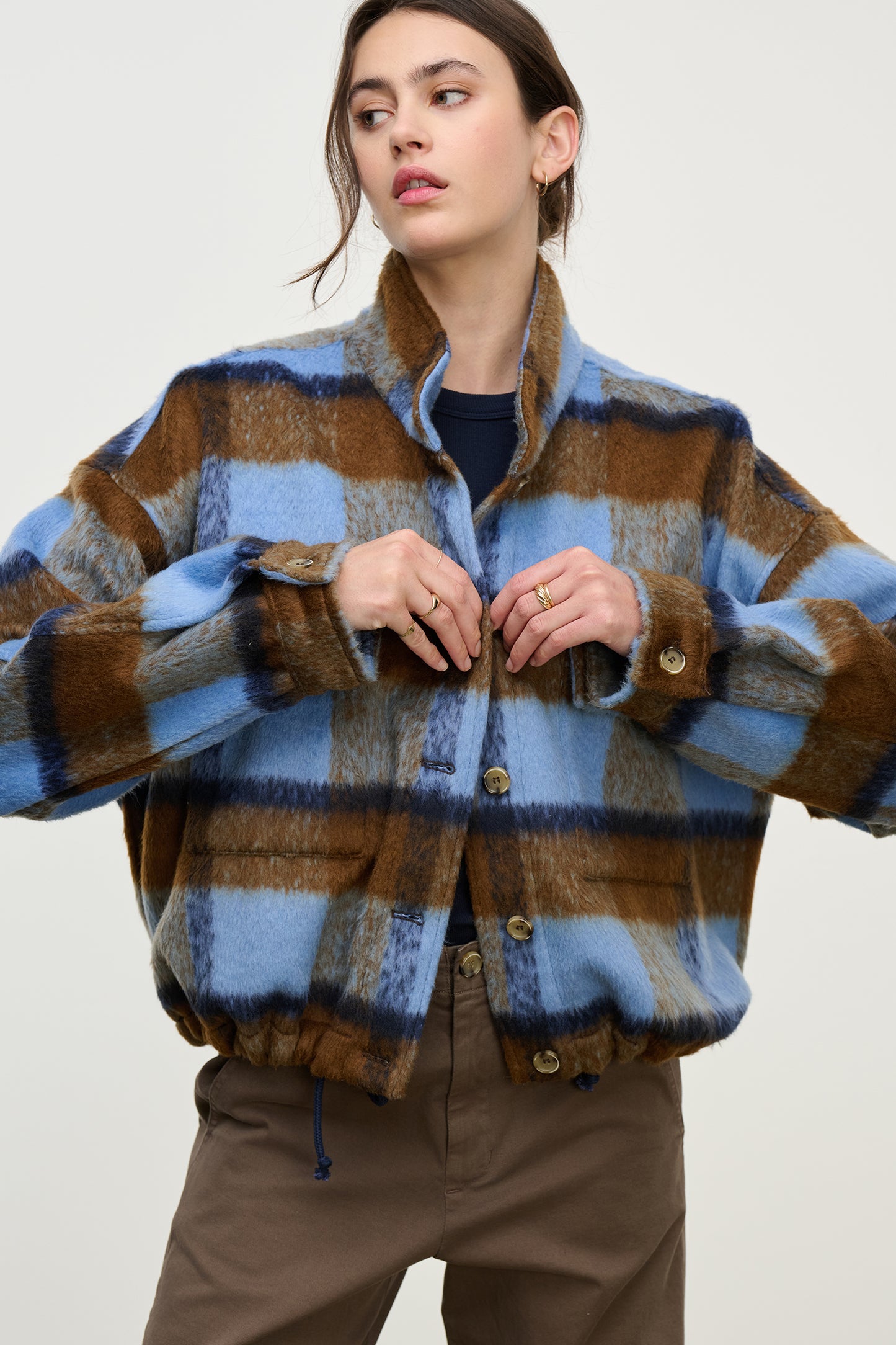 AUBREY JACKET IN PLAID