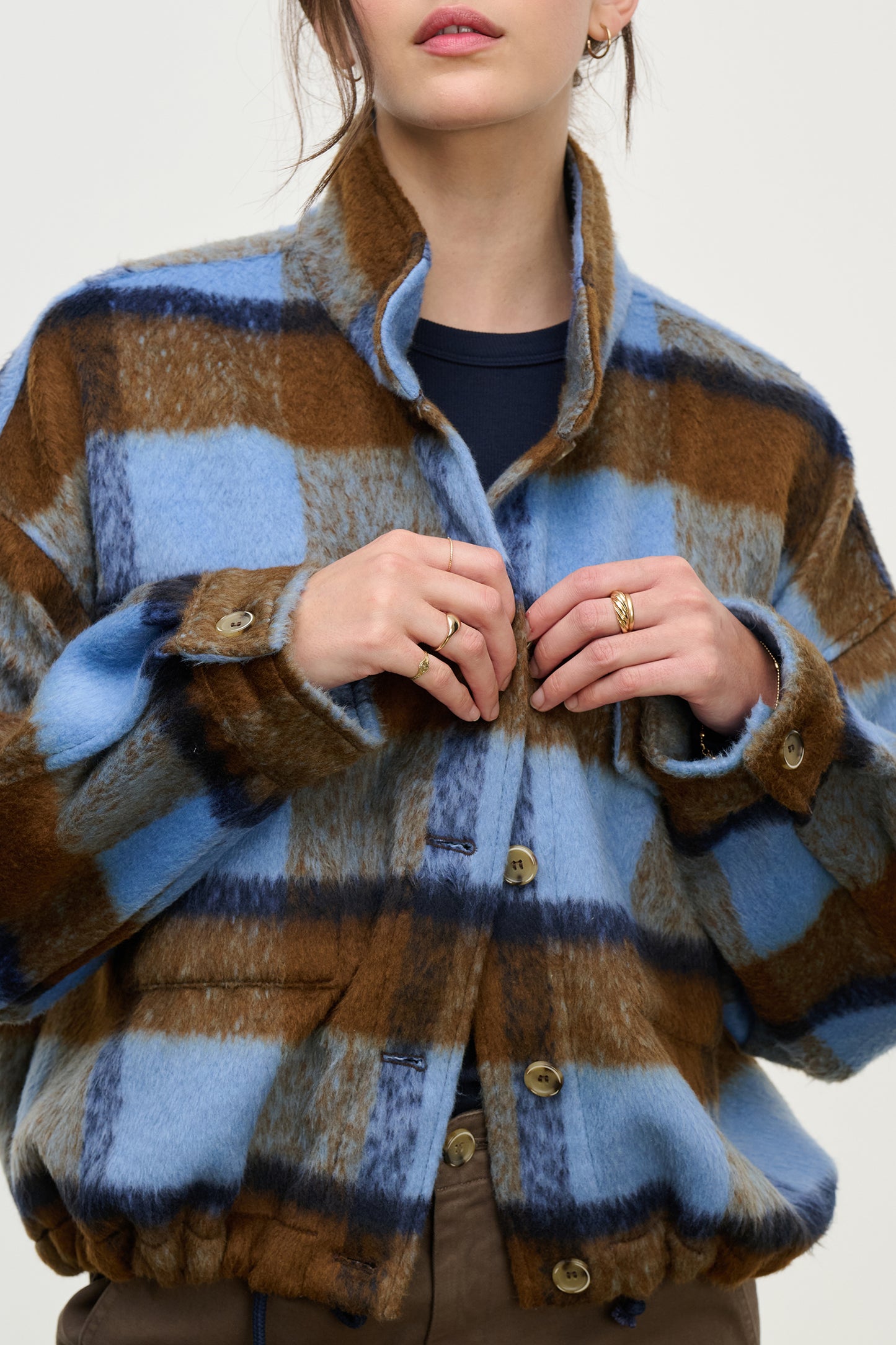 AUBREY JACKET IN PLAID