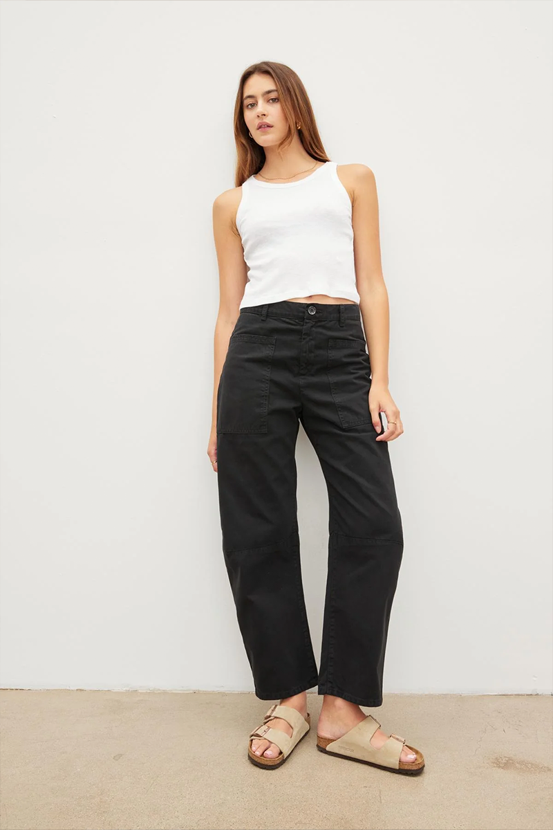 BRYLIE TROUSER IN VINTAGE BLACK