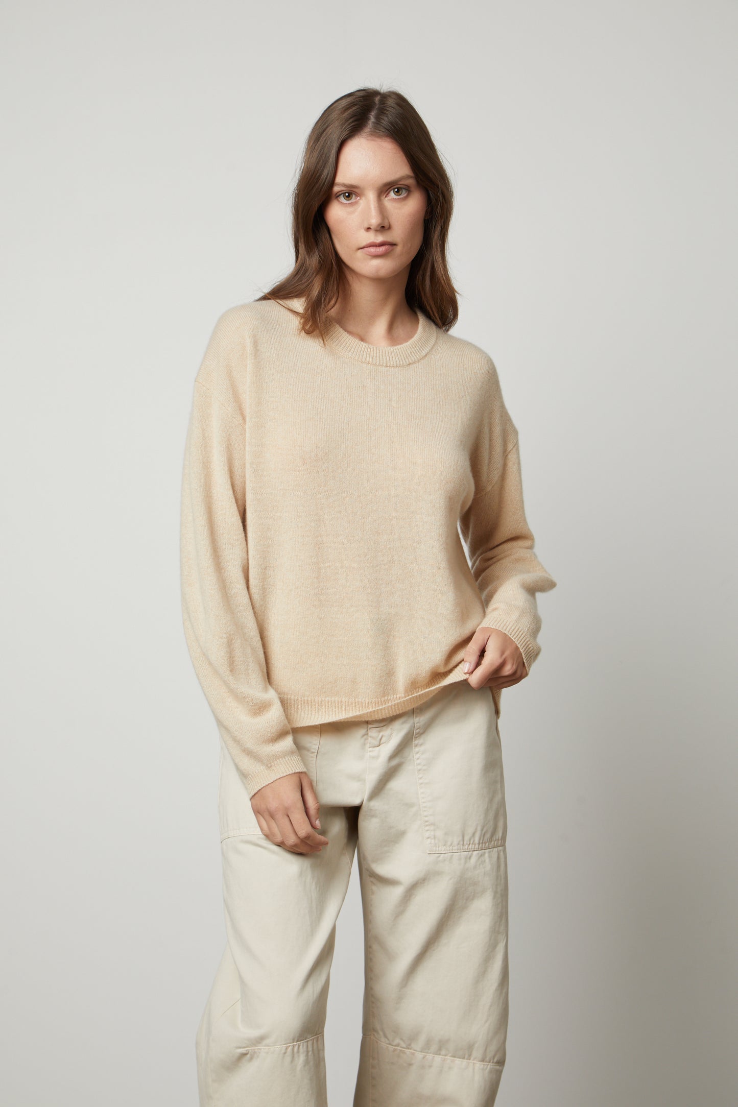 BRYNNE CASHMERE KNIT IN ALMOND