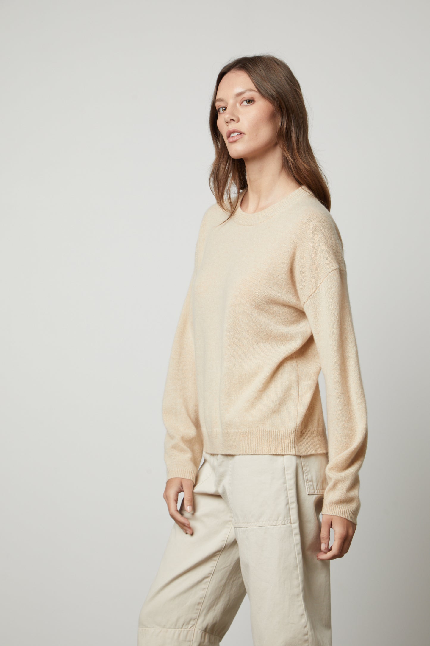 BRYNNE CASHMERE KNIT IN ALMOND