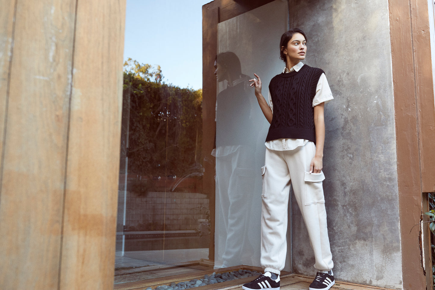 HADDEN KNIT TOP IN FLAX