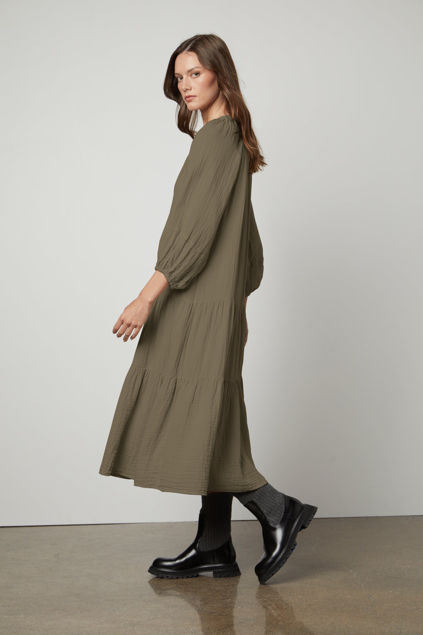 DIXON DRESS IN ALGAE