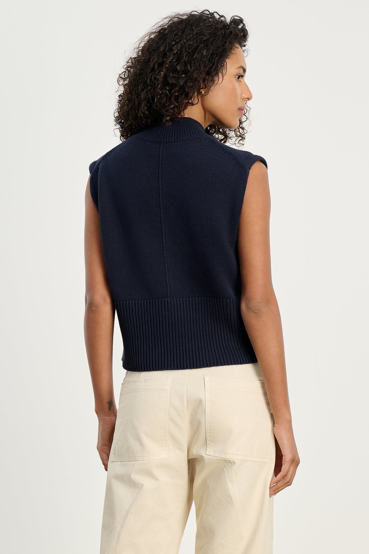 ELECTRA TOP IN NAVY