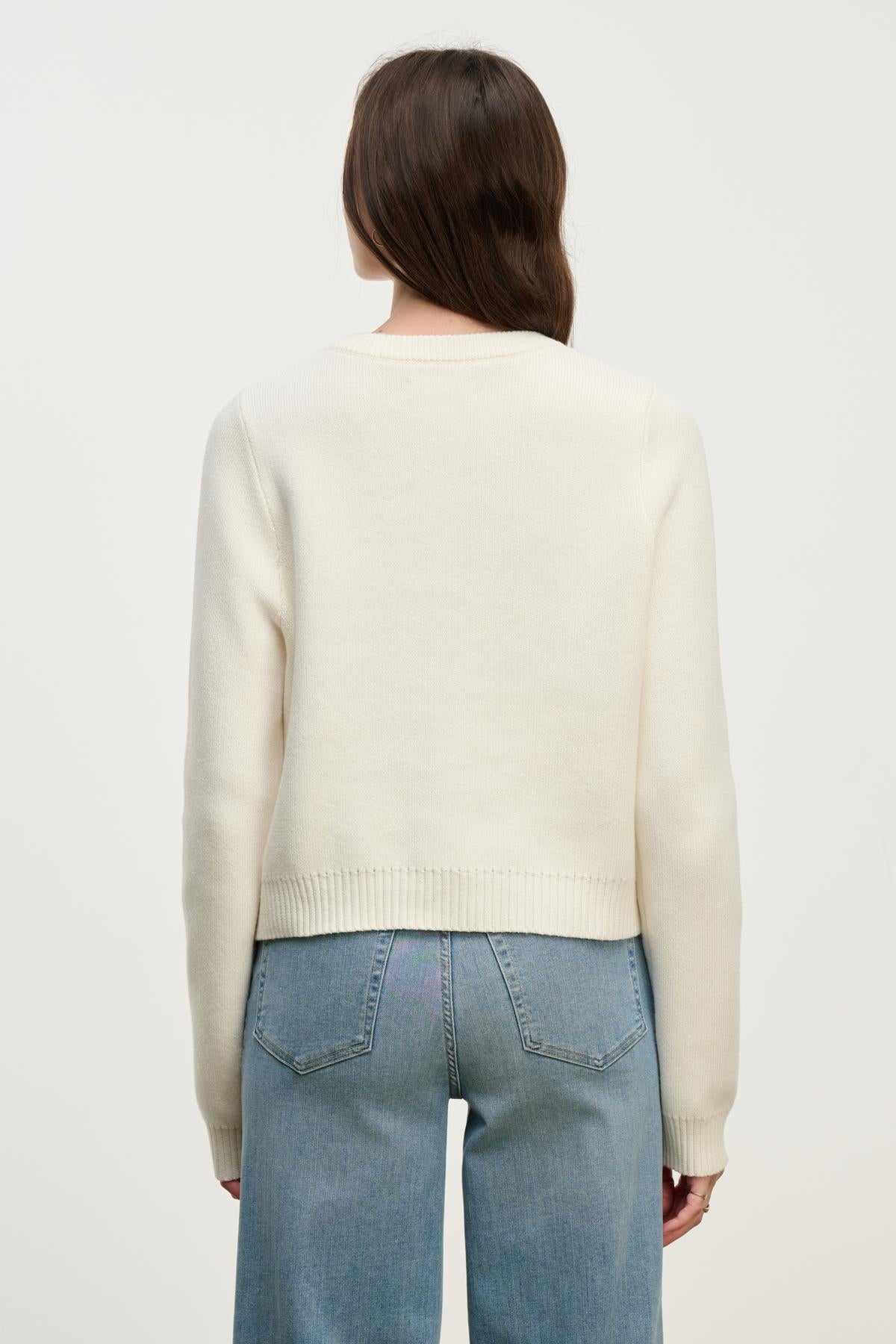 MAHAL CARDIGAN IN MILK