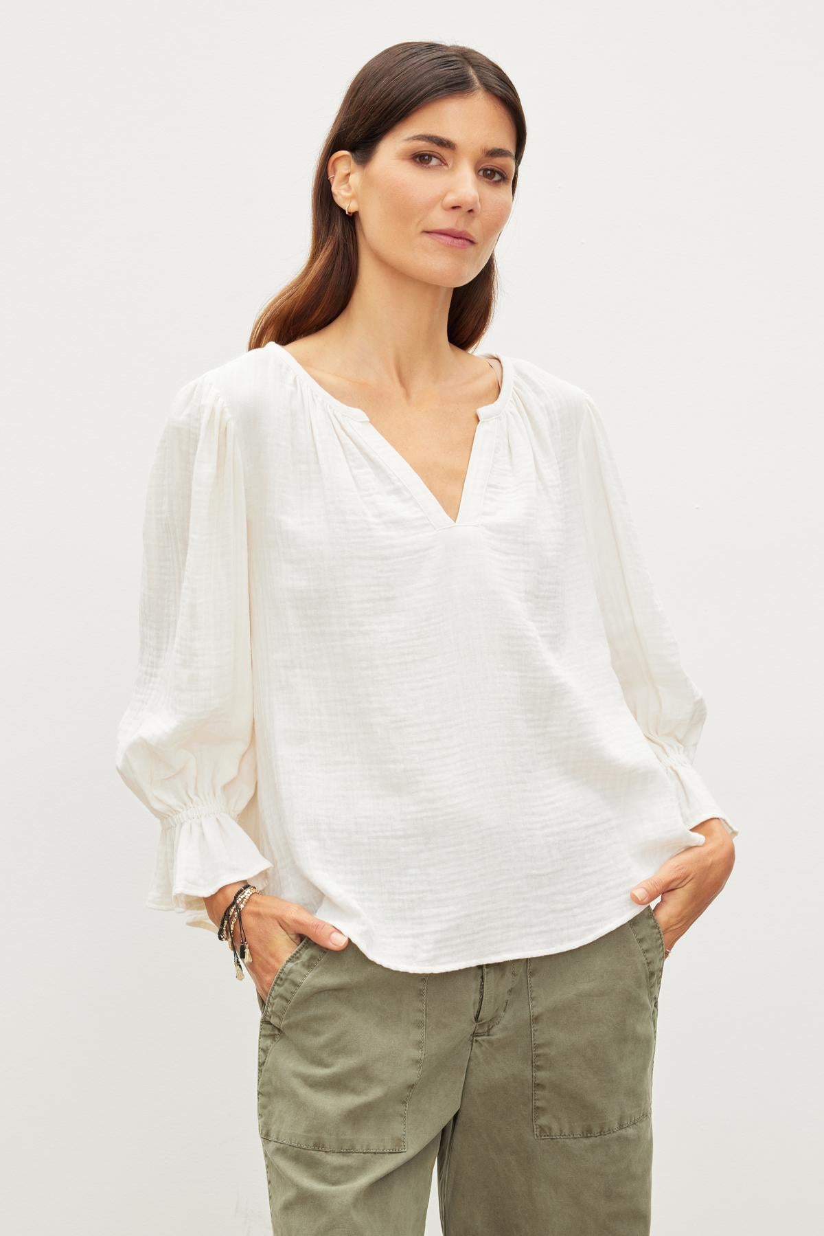 Peasant blouse on sale