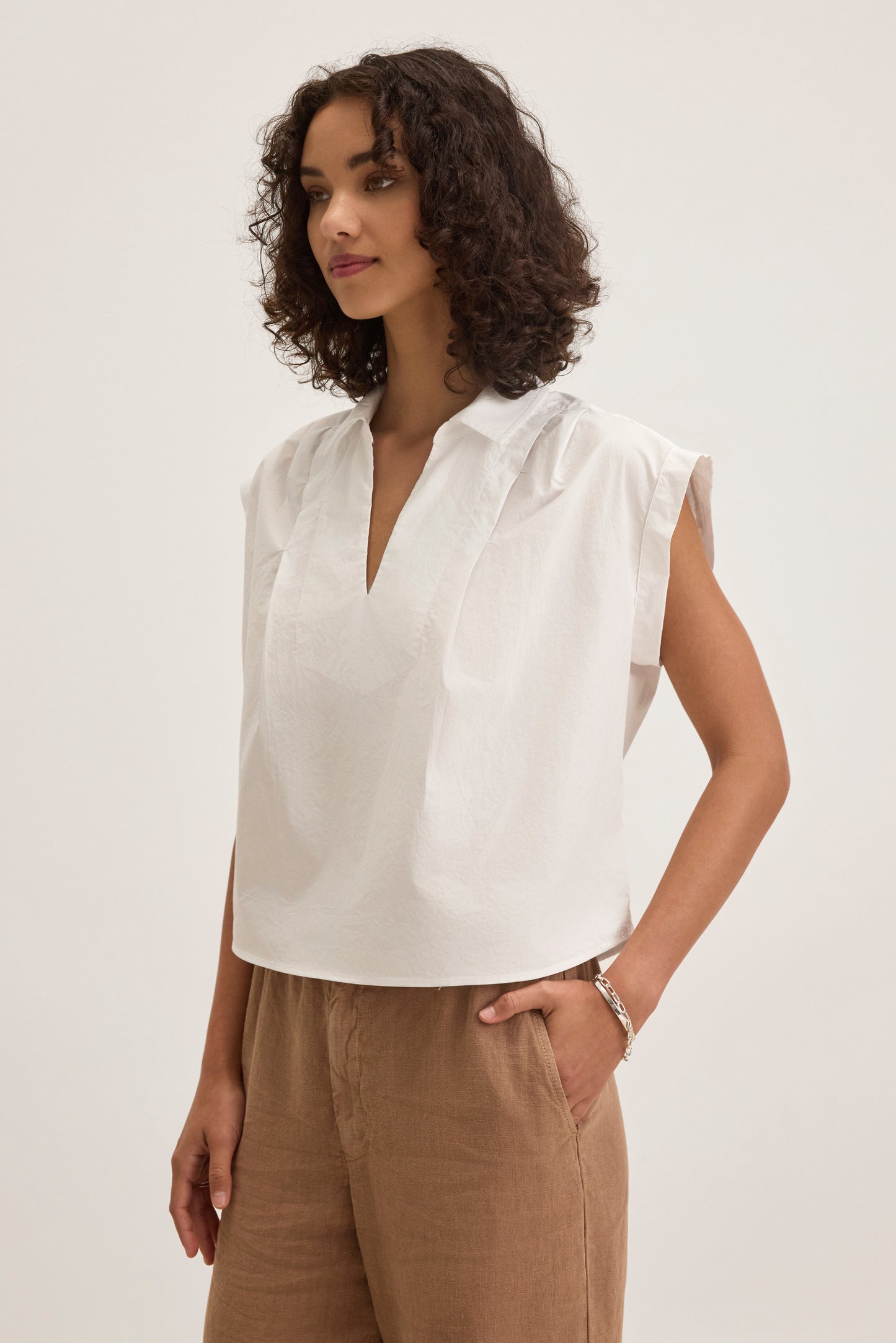 FLORENCE TOP IN WHITE