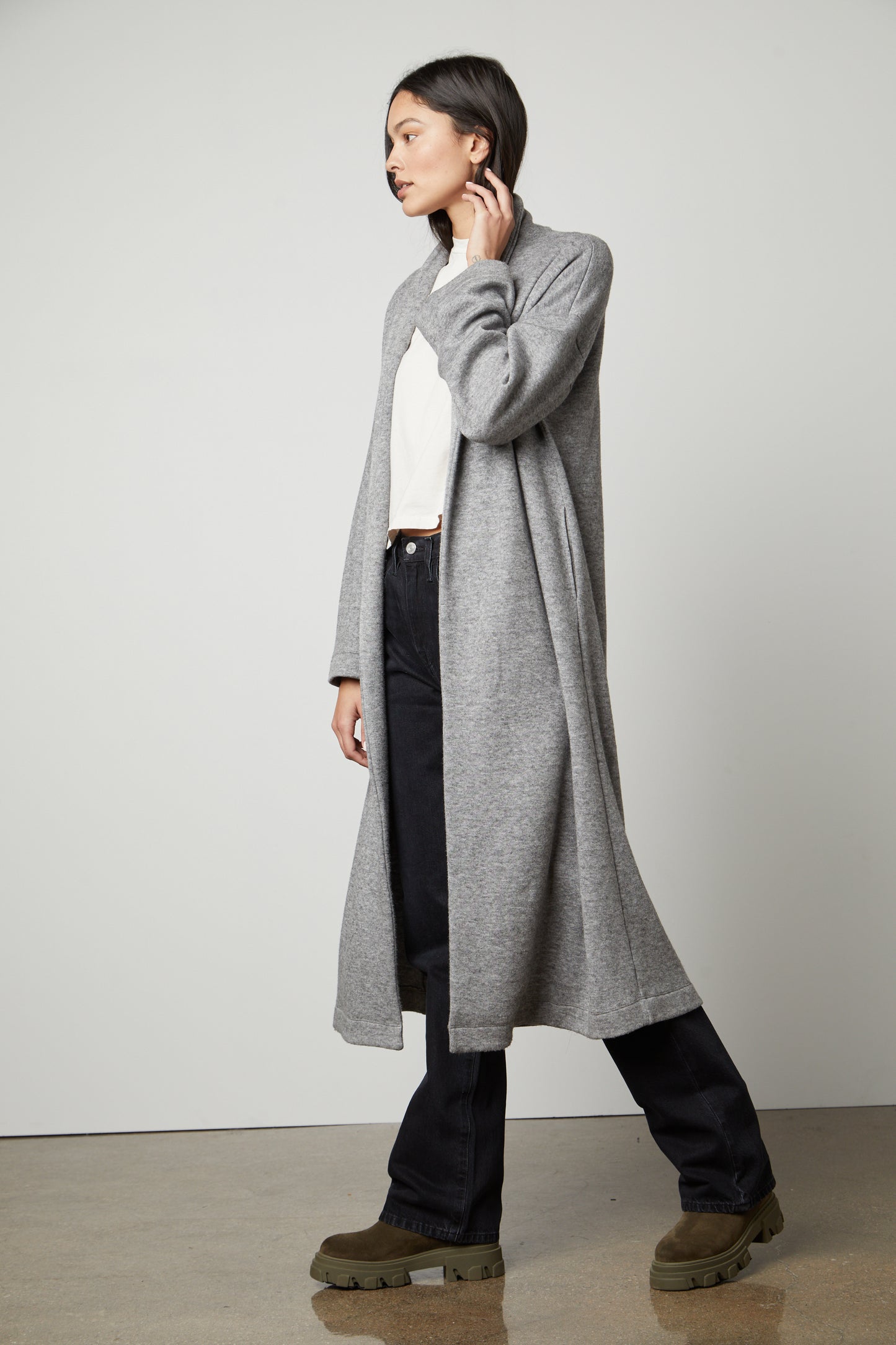 PATRICIA CARDIGAN IN GREY