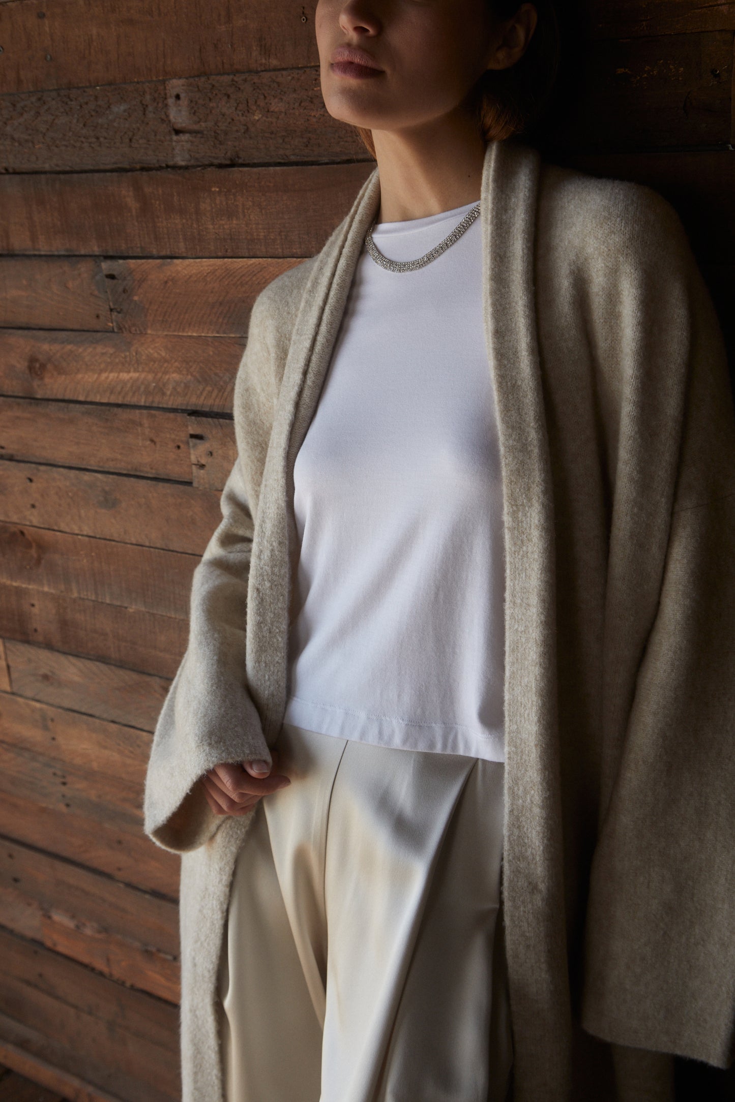 CARMEL COAT IN OATMEAL