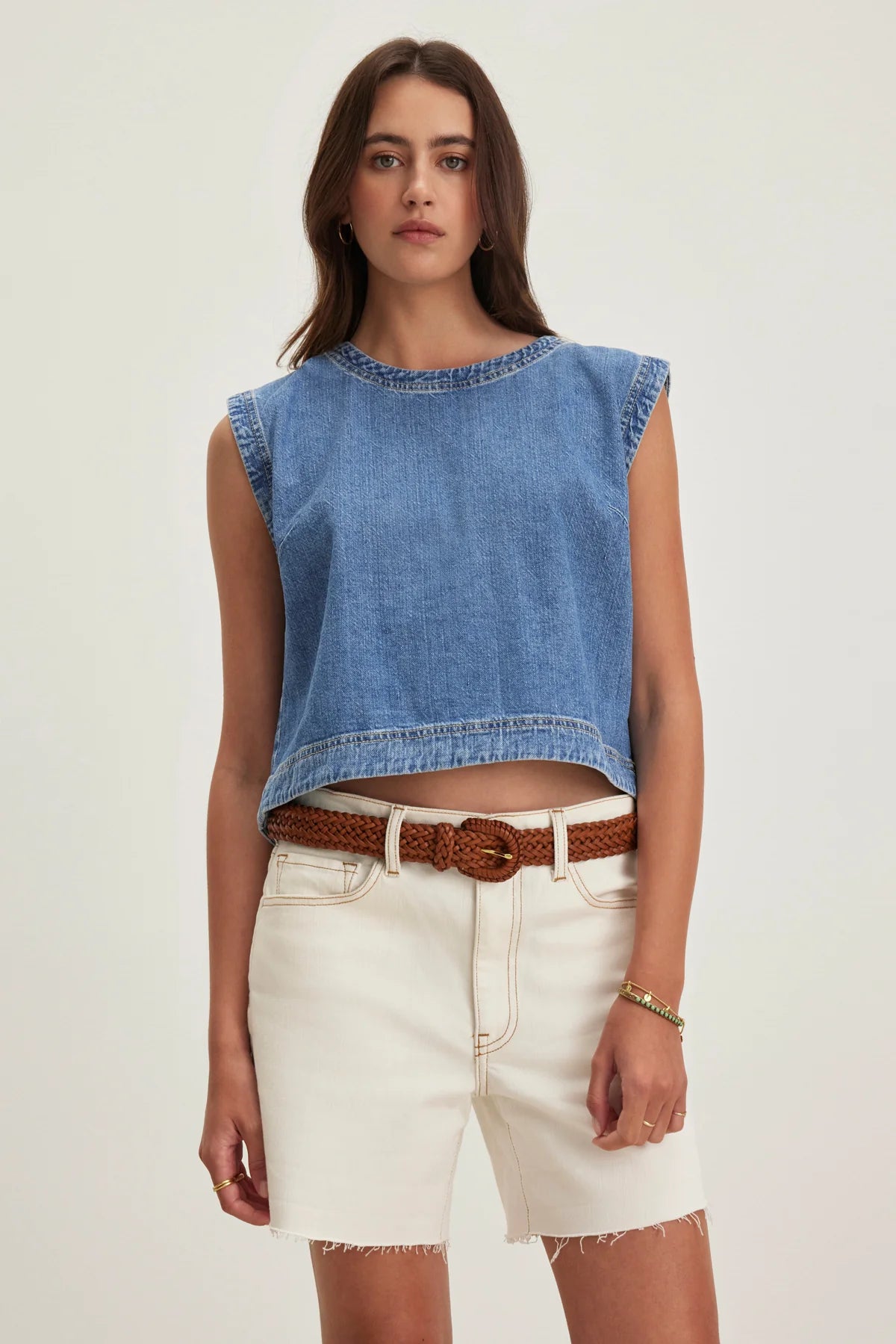LOREN TOP IN INDIGO