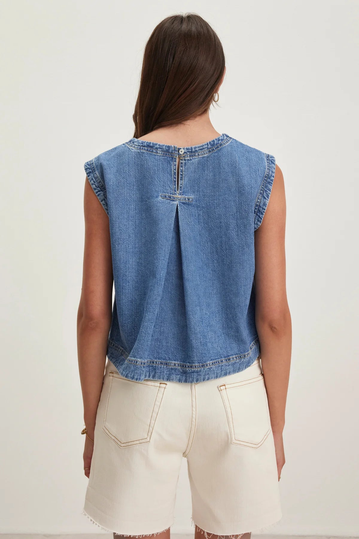LOREN TOP IN INDIGO