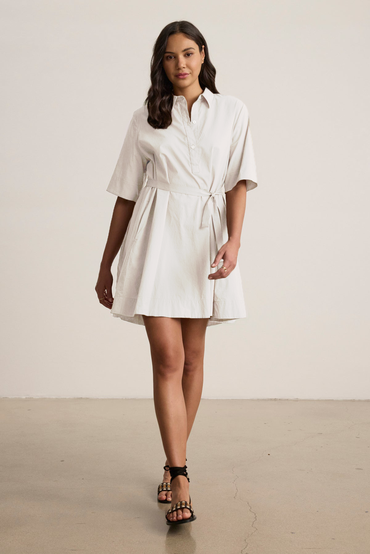 DRIANA DRESS IN BONE