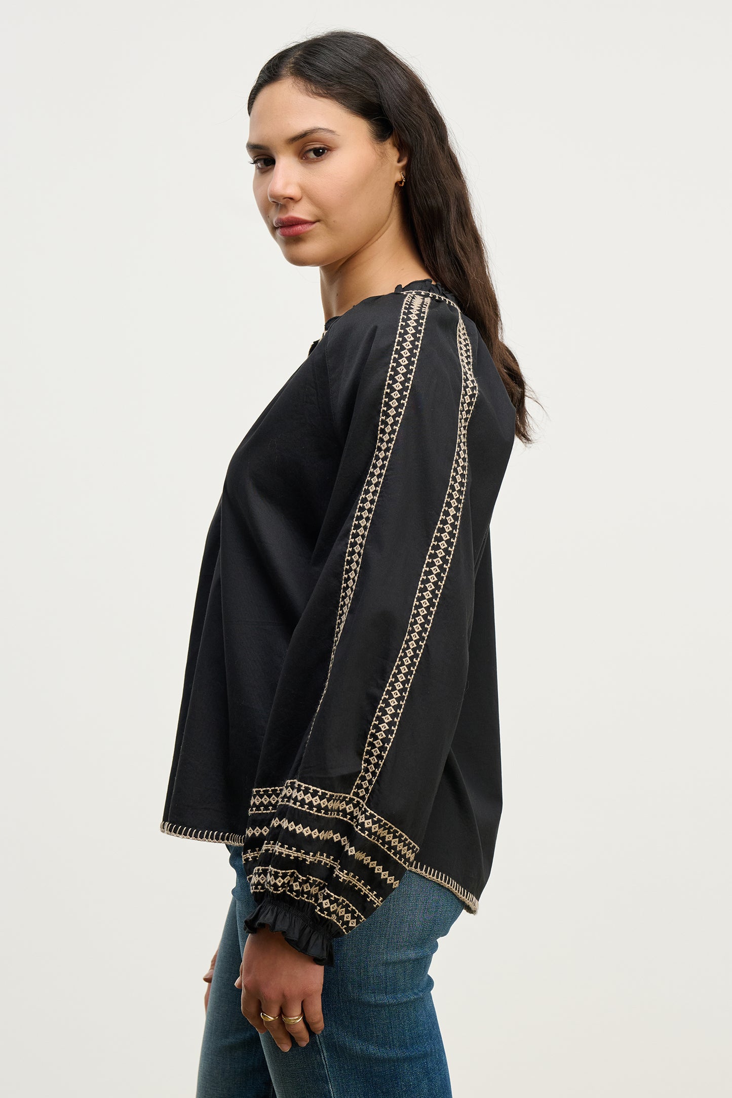 SCARLETT TOP IN BLACK