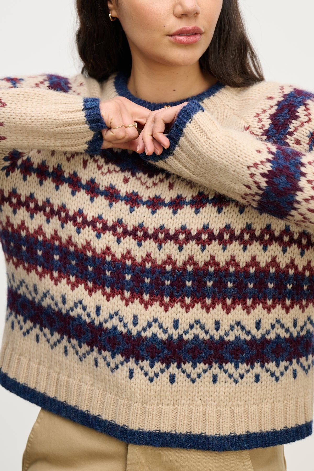 MAKENA ALPACA SWEATER IN MULTI