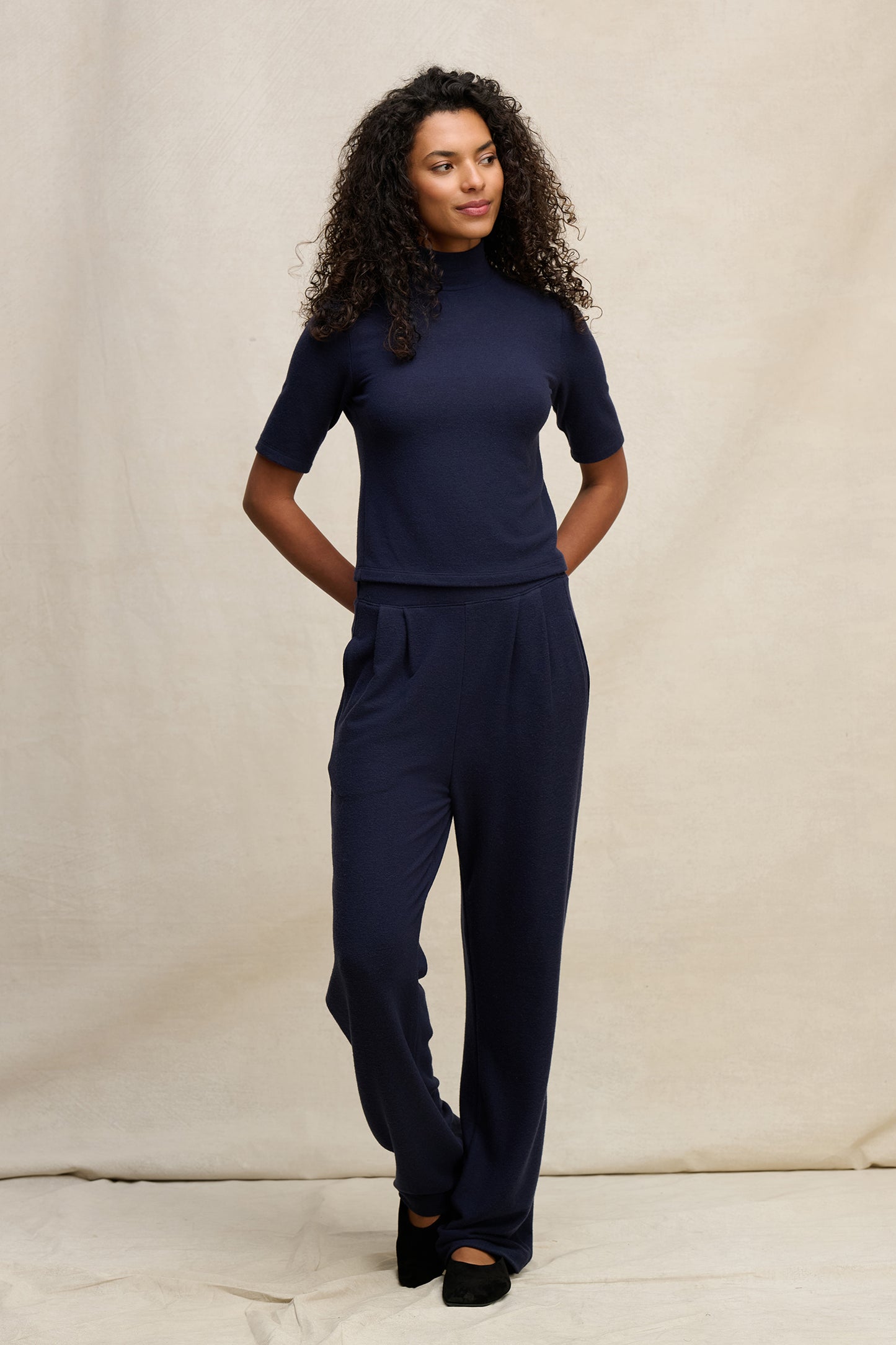ELIYA TROUSER IN NAVY