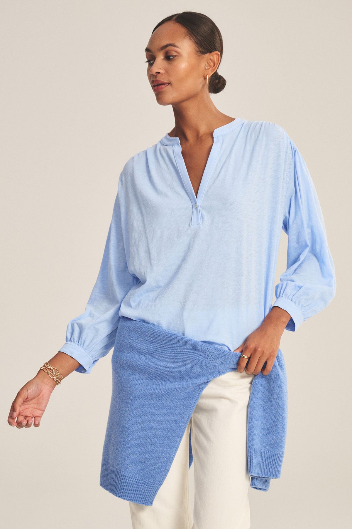KNOX BLOUSE IN SAILBOT