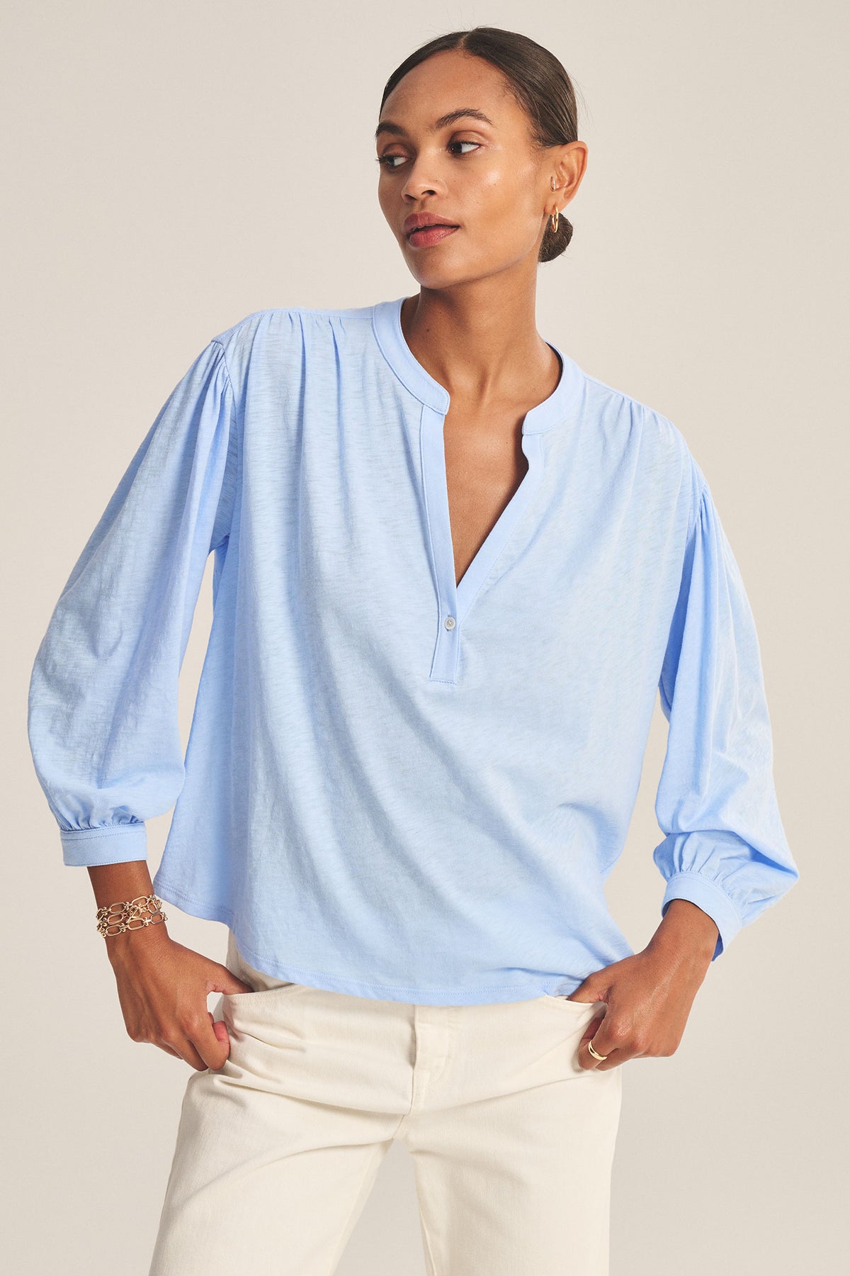 KNOX BLOUSE IN SAILBOT