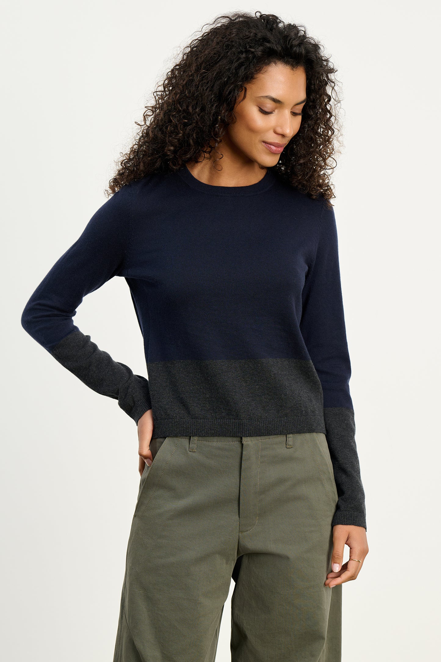ROXY TOP IN NAVY