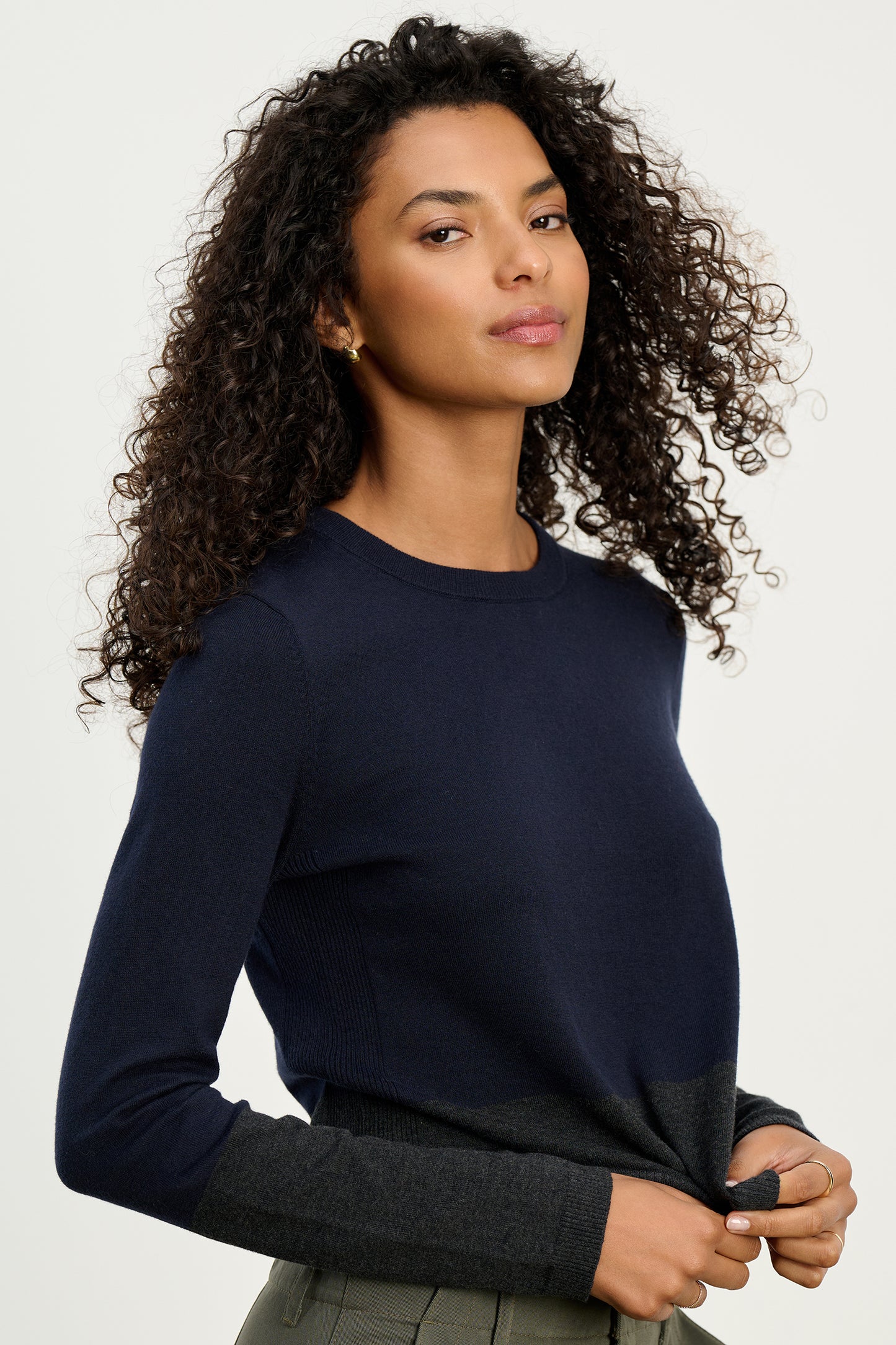 ROXY TOP IN NAVY