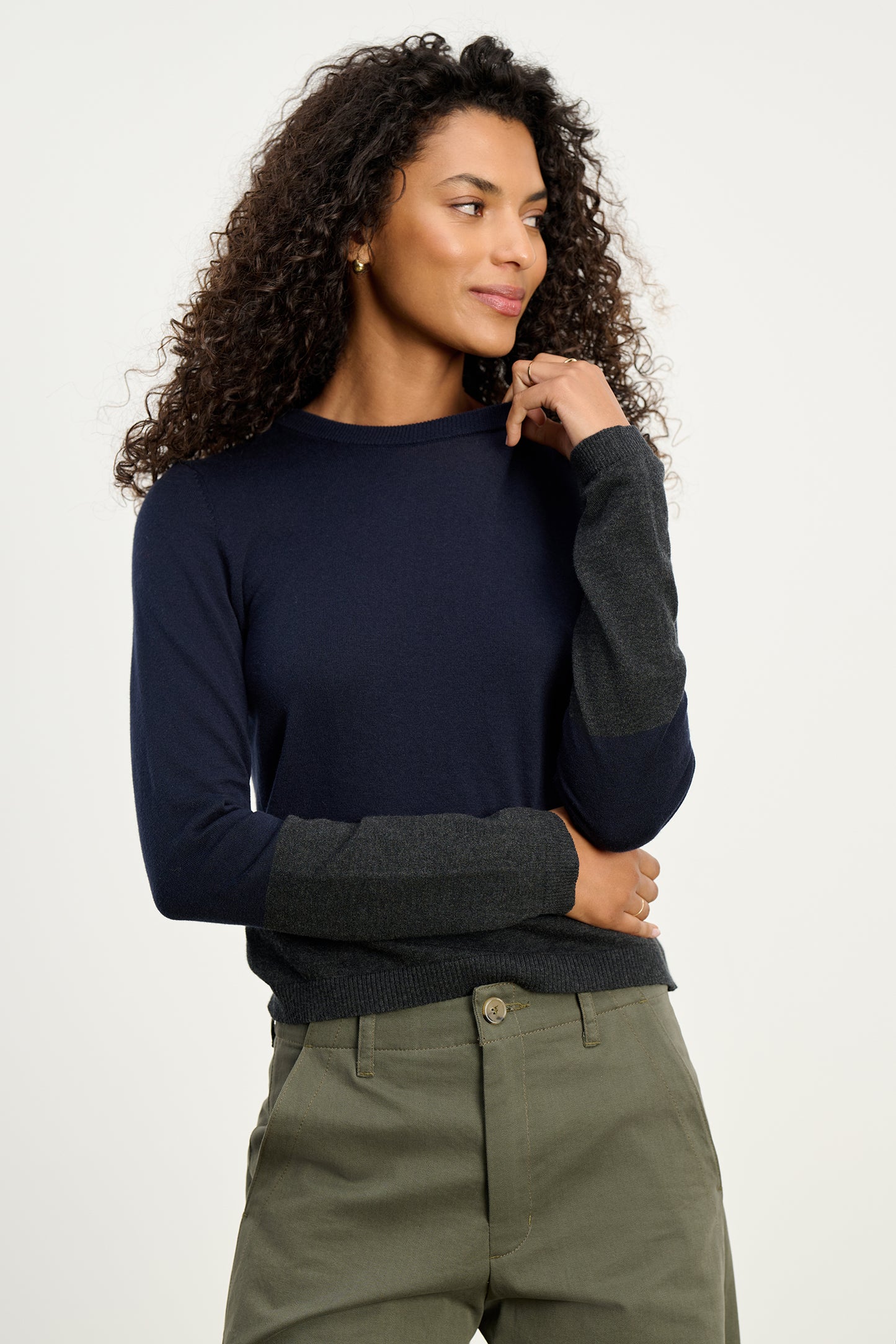 ROXY TOP IN NAVY