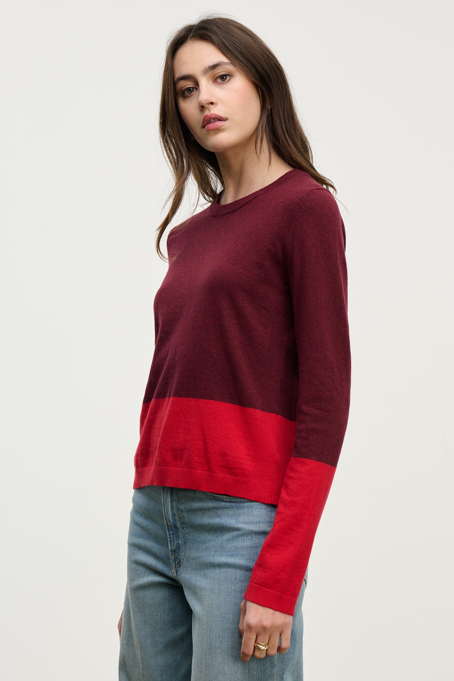 ROXY SWEATER IN SYRAH