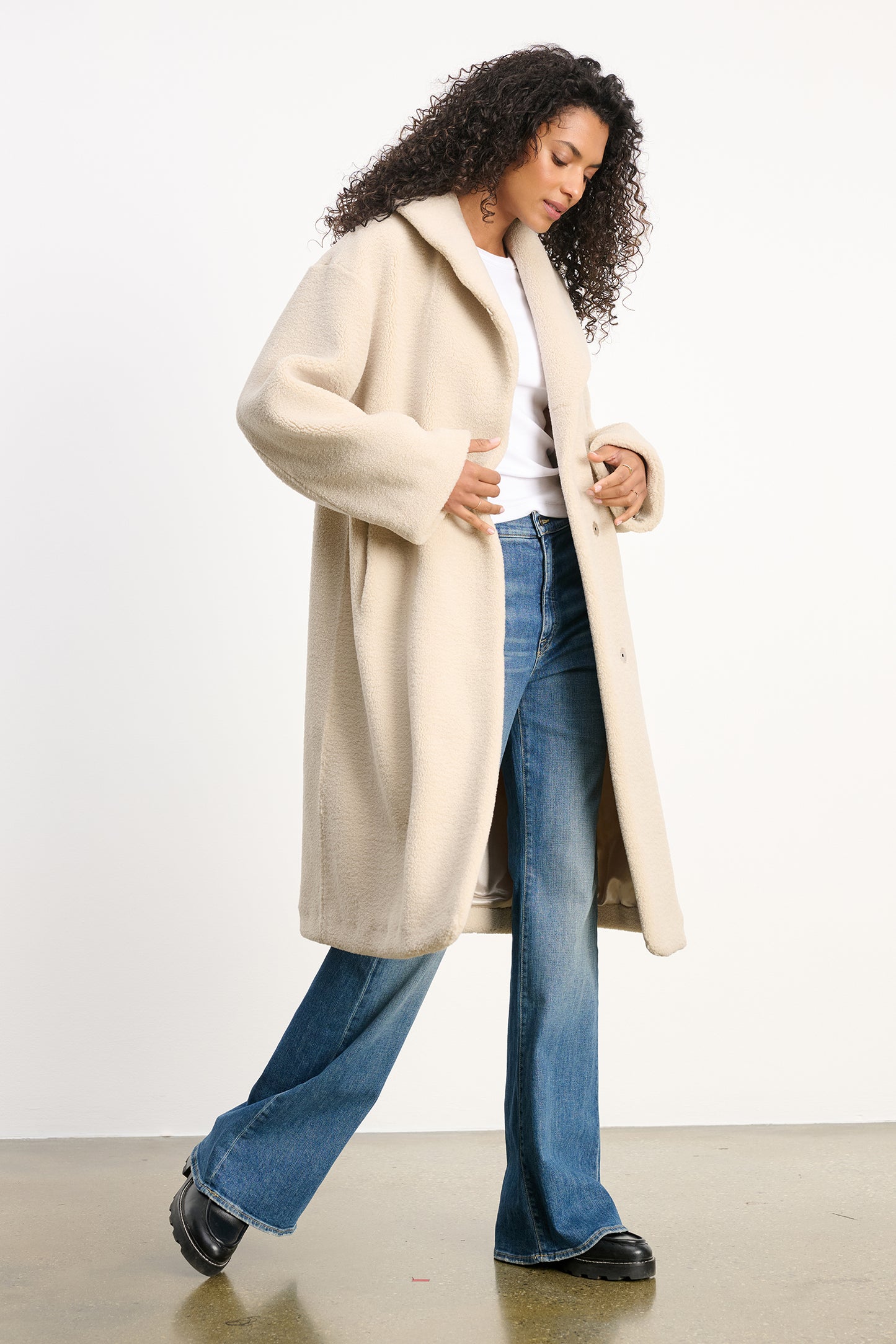 ELEANOR COAT IN SAND