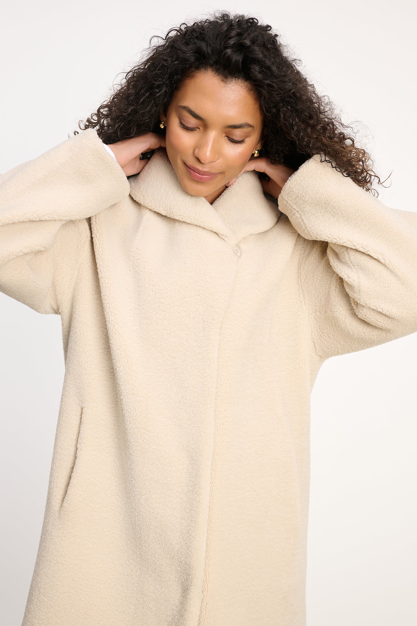 ELEANOR COAT IN SAND