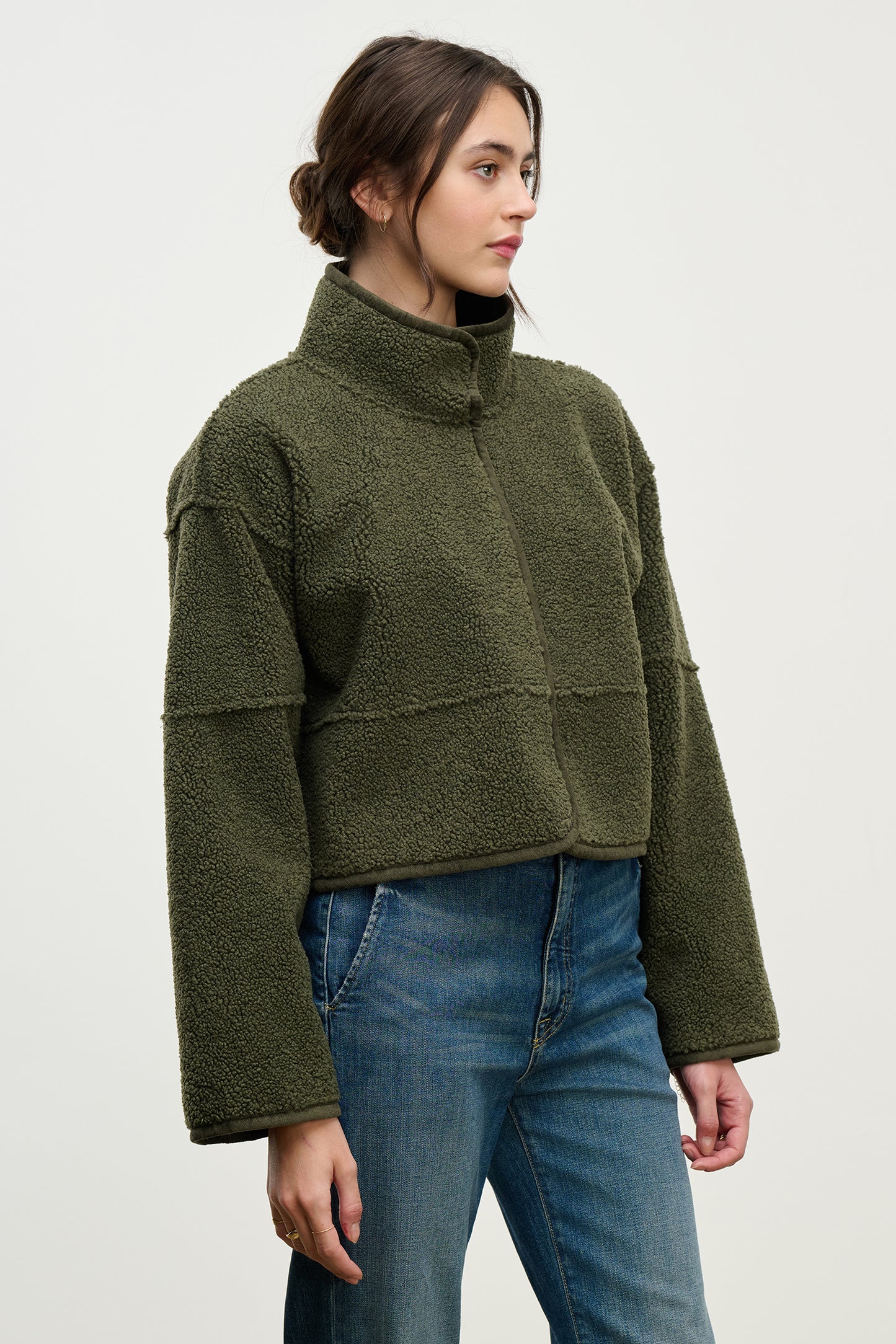KELLY REVERSIBLE JACKET IN ARMY