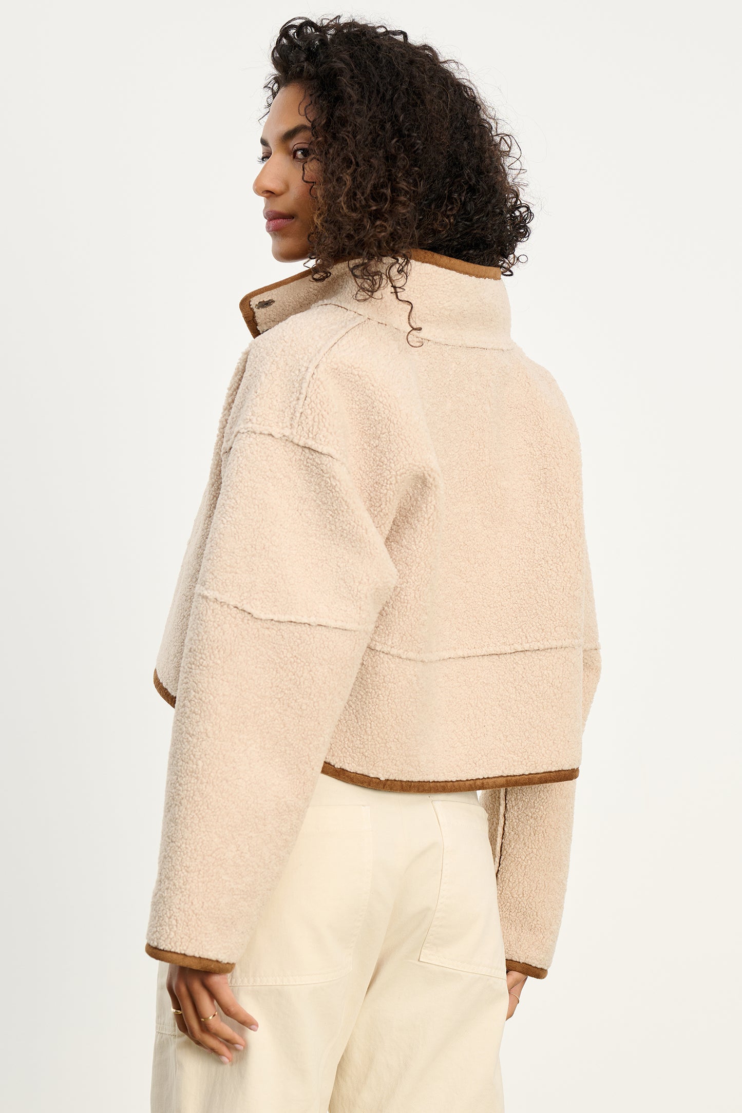 KELLY REVERSIBLE JACKET IN TOBACCO