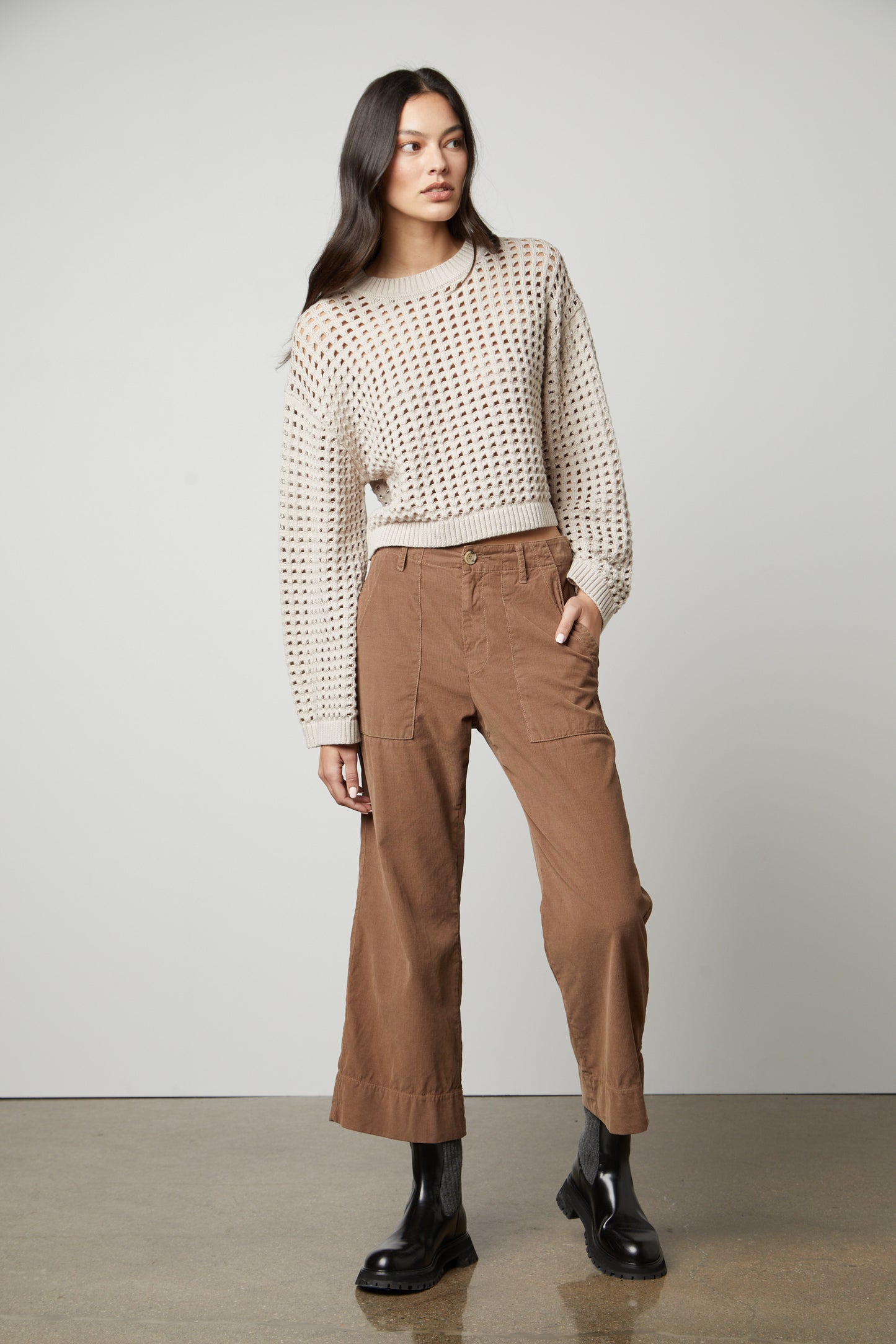 VERA TROUSERS IN BARLEY