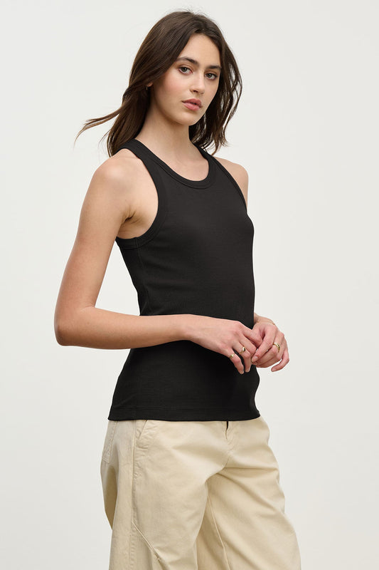 CRUZ TANK TOP IN BLACK