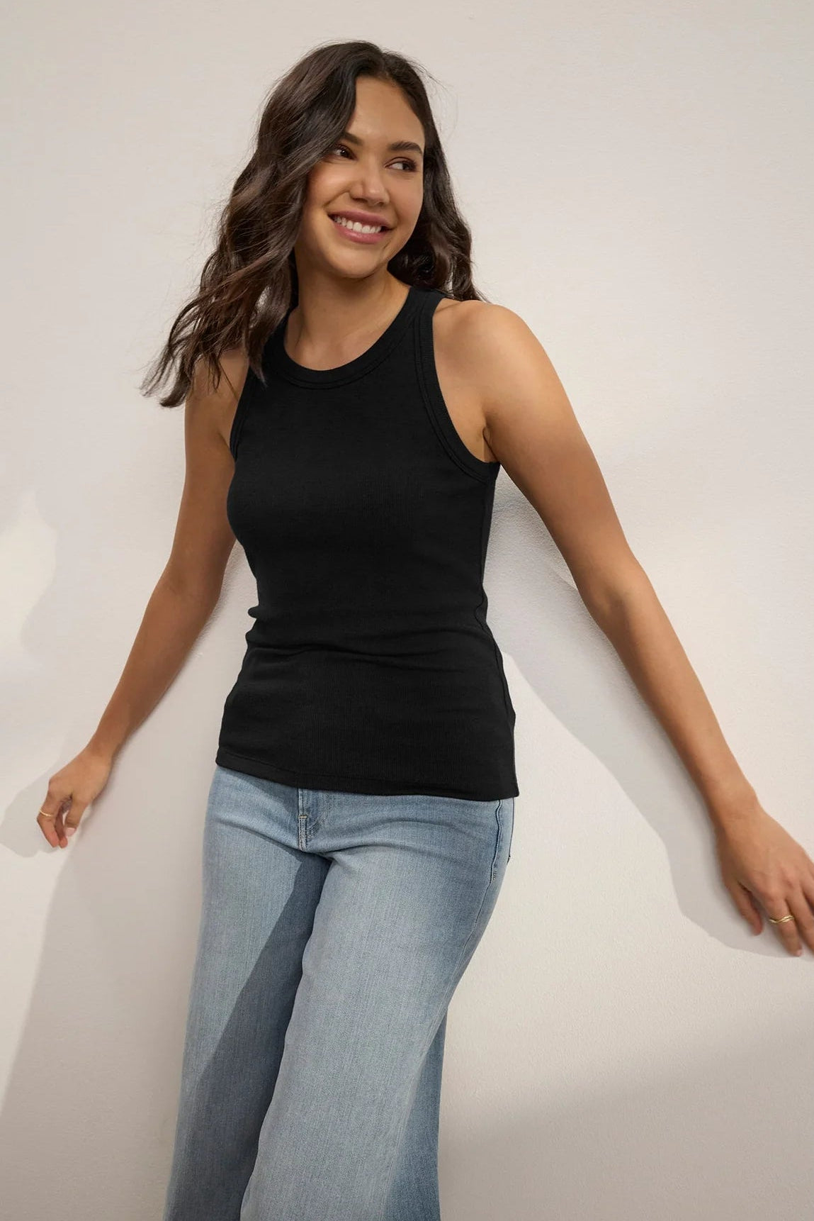 CRUZ TANK TOP IN BLACK