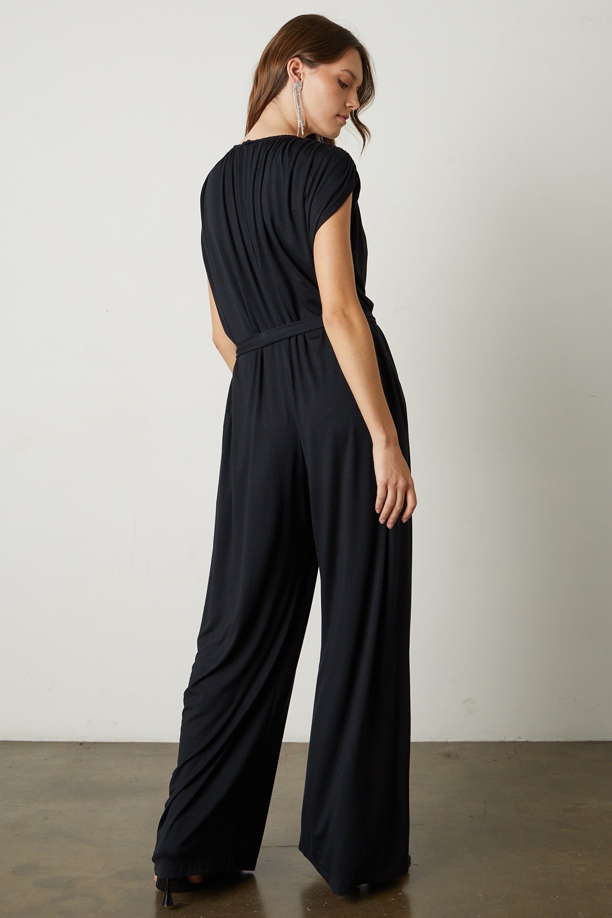 NORAH WIDE LEG JUMPSUIT IN BLACK