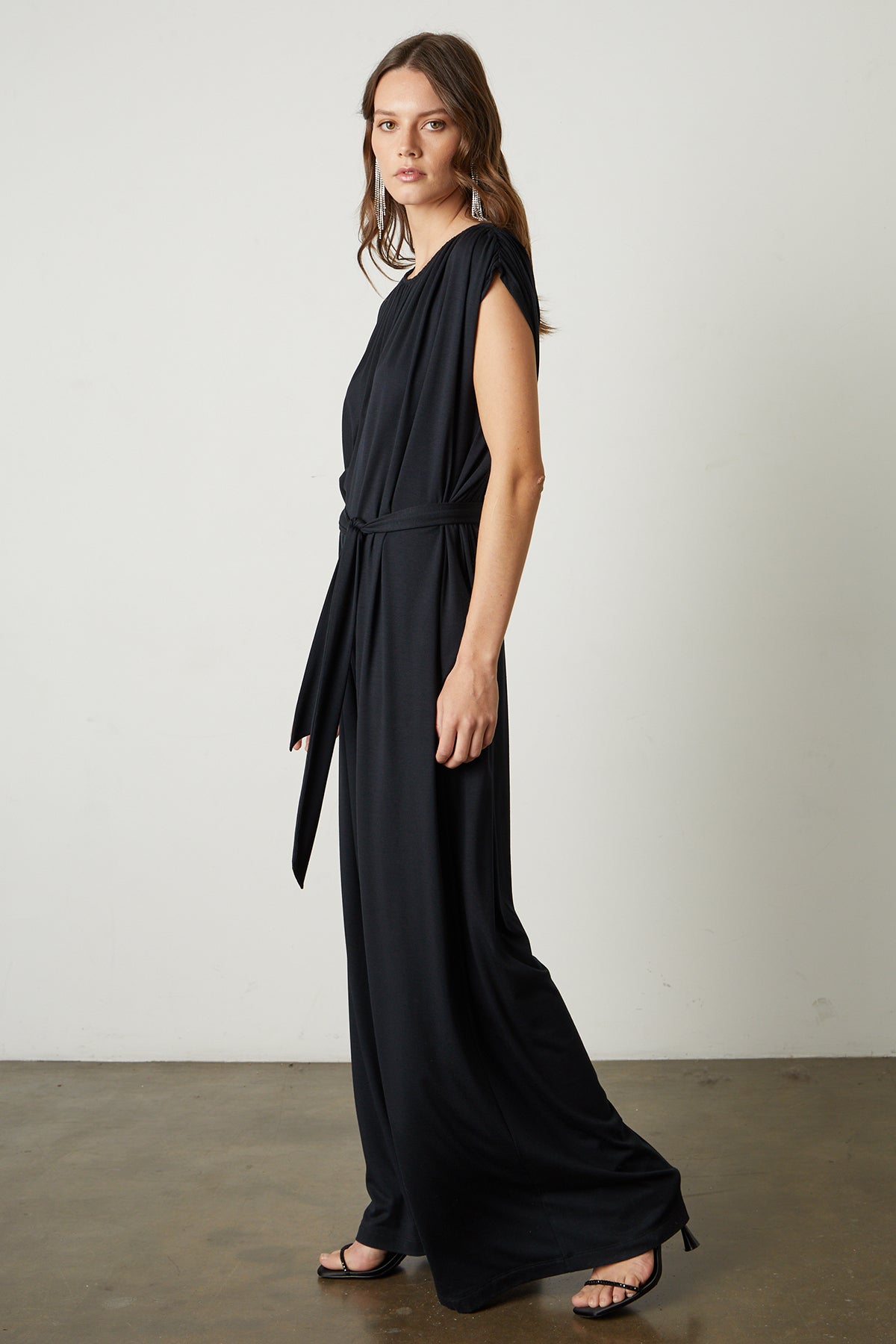 NORAH WIDE LEG JUMPSUIT IN BLACK