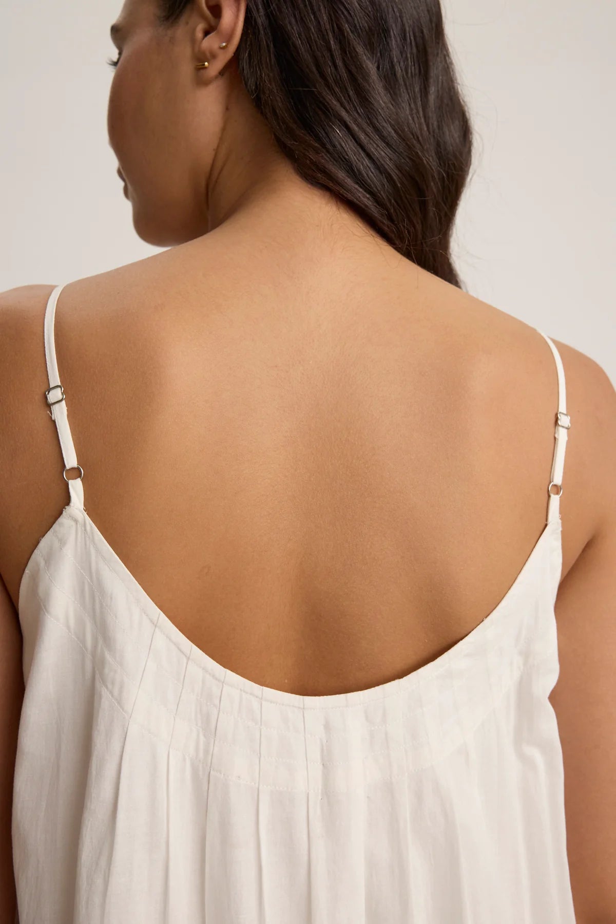 JULIETTE DRESS IN CREAM/COBALT