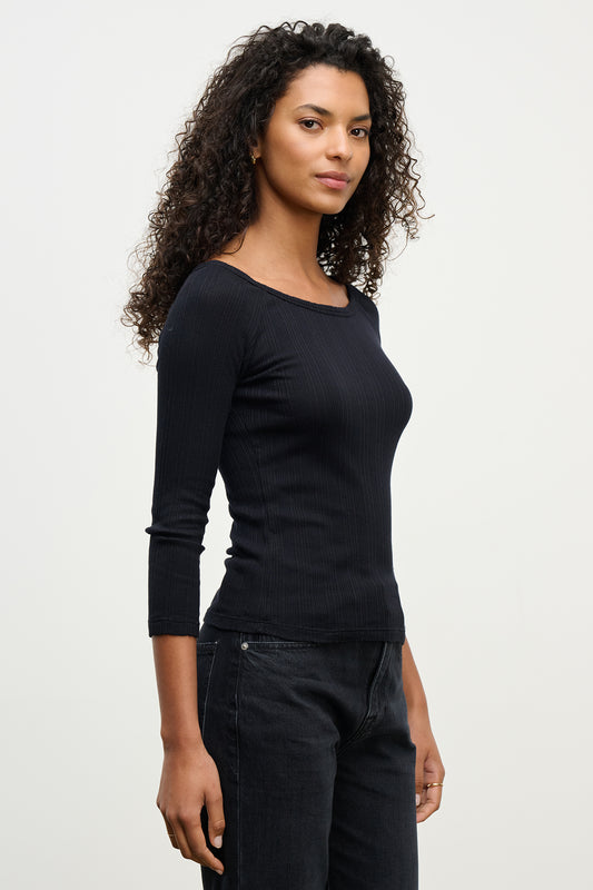 NIMA TOP IN BLACK