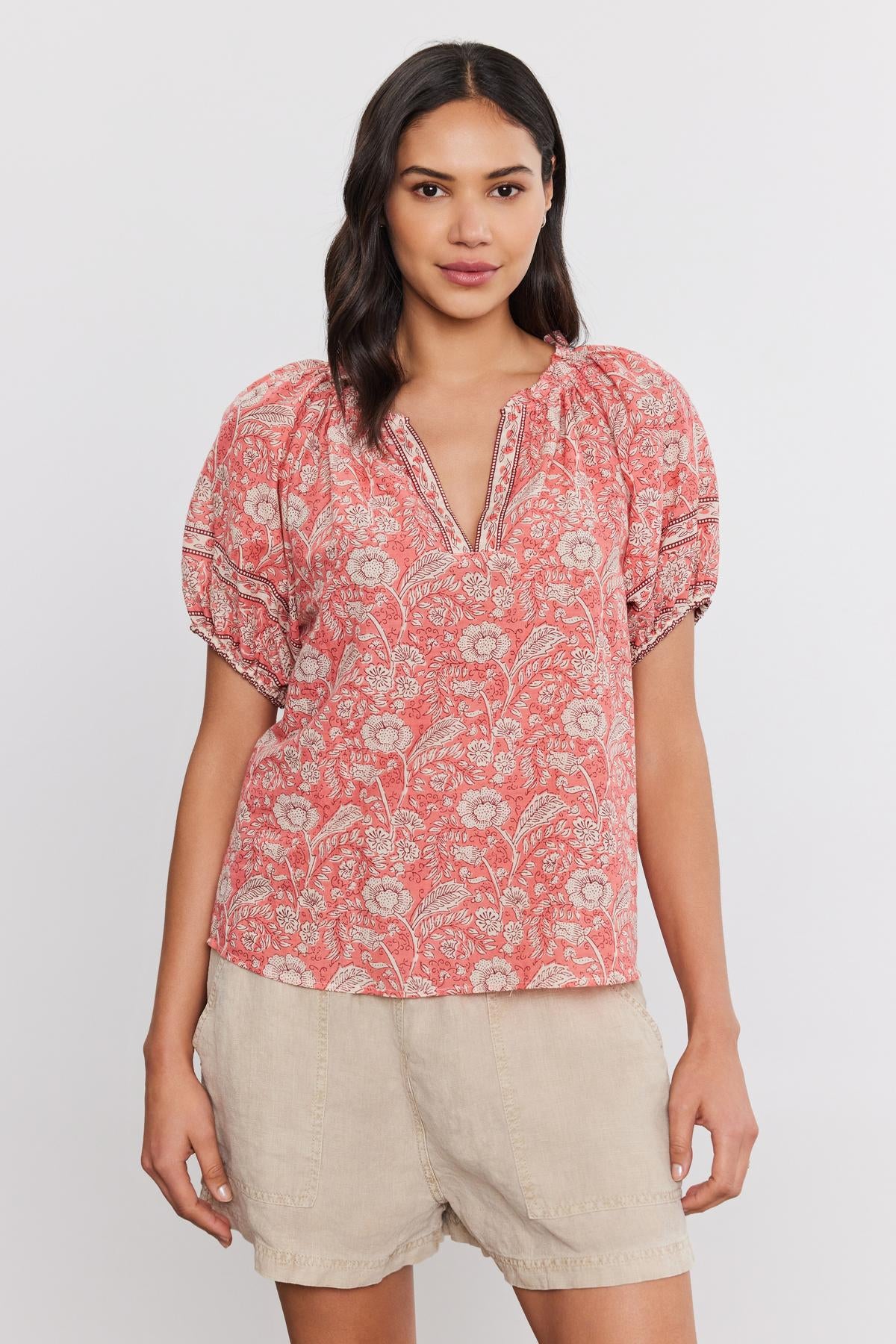 LYRA TOP IN ROUGE