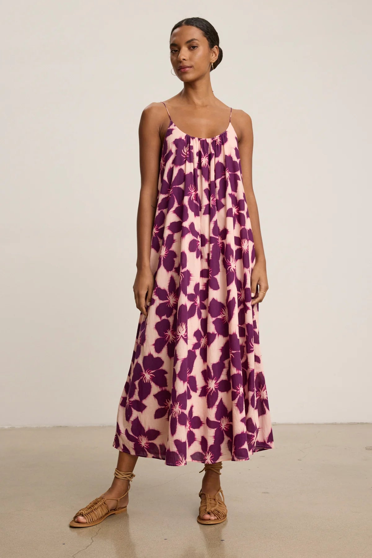 ALEXA DRESS IN BERRY