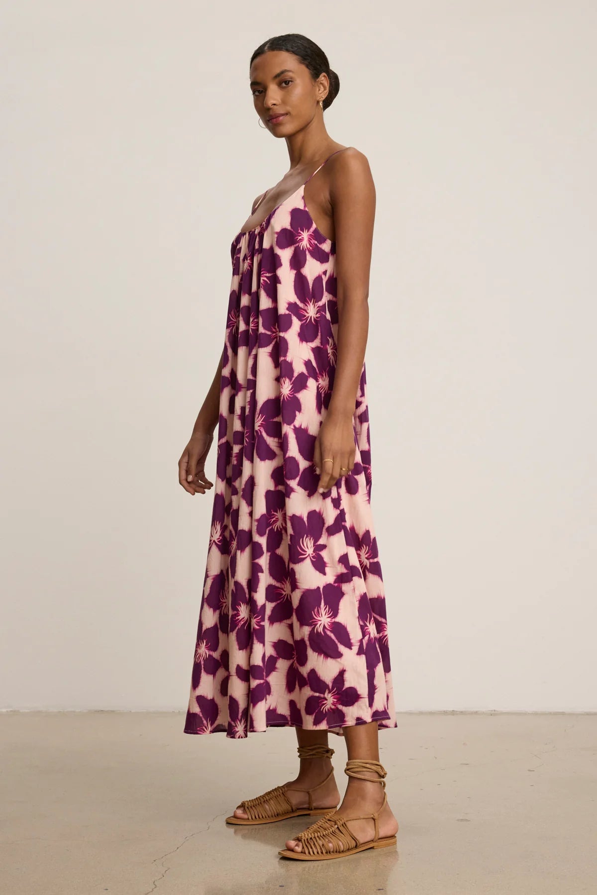 ALEXA DRESS IN BERRY