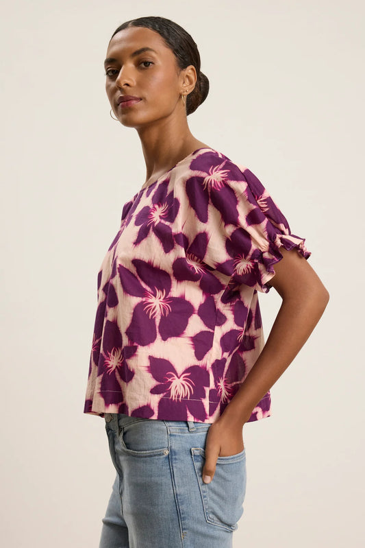 DELILAH TOP IN BERRY