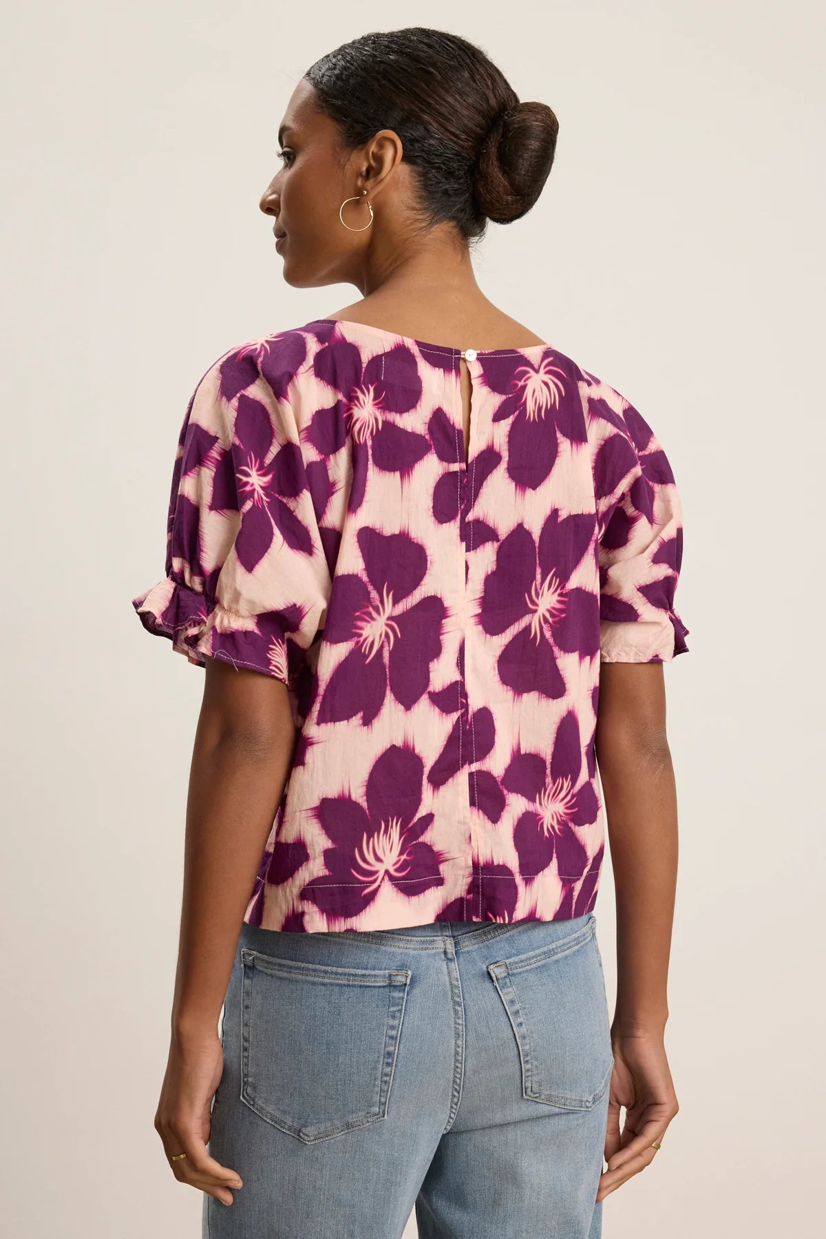 DELILAH TOP IN BERRY