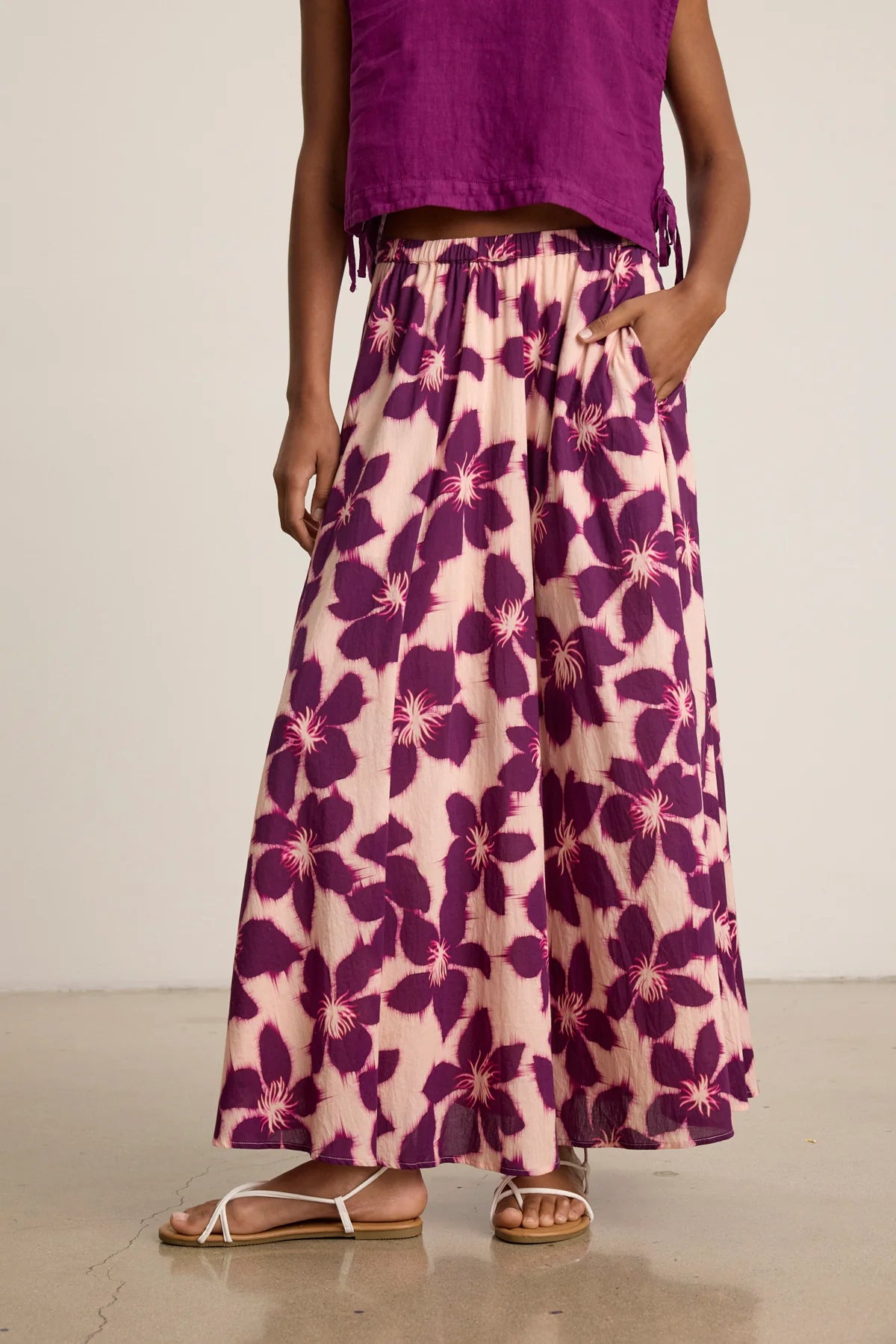 JESS SKIRT IN BERRY
