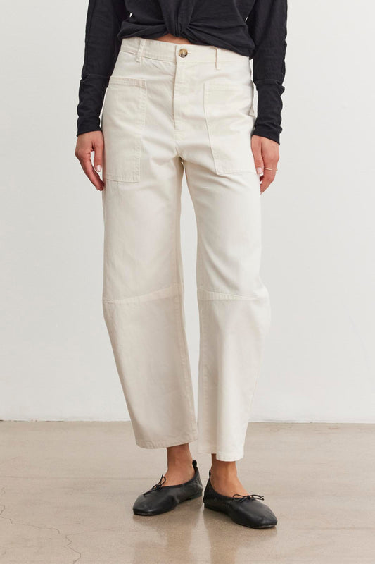 BRYLIE TROUSER IN IVORY