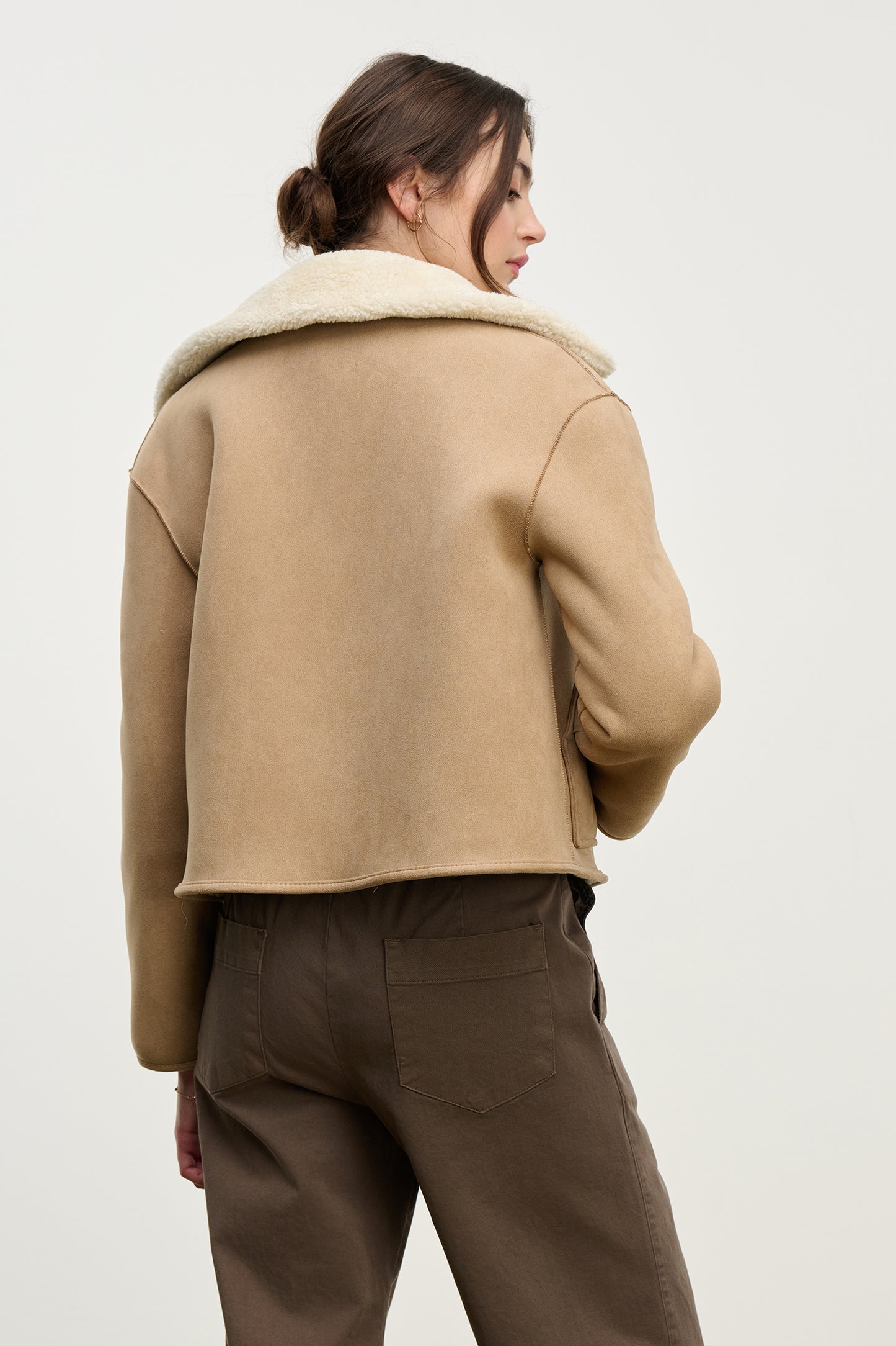 AMARA REVERSIBLE JACKET IN SAND