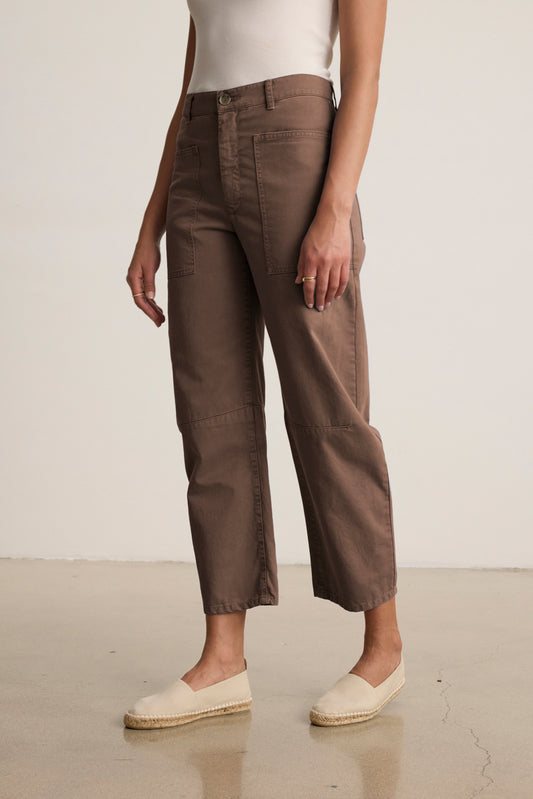 BRYLIE TROUSER IN CHOCOLATE